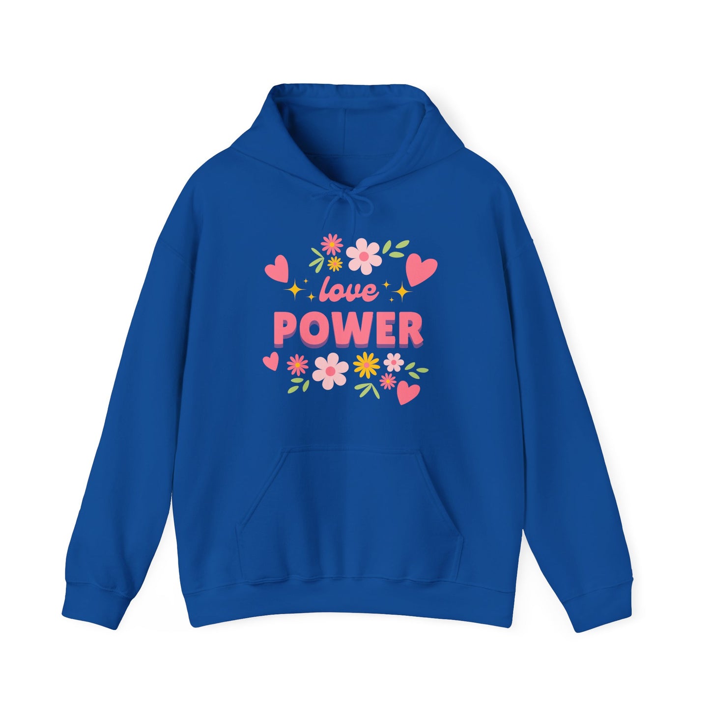 Love Power Hoodie – Blossoms of Strength & Heart🌸✨