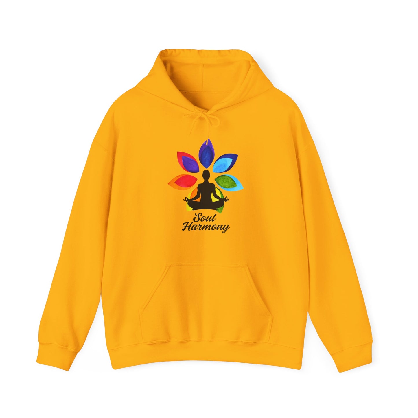 🌸Soul Harmony Hoodie – Meditative Lotus Chakra Alignment🧘‍♀️🌈✨