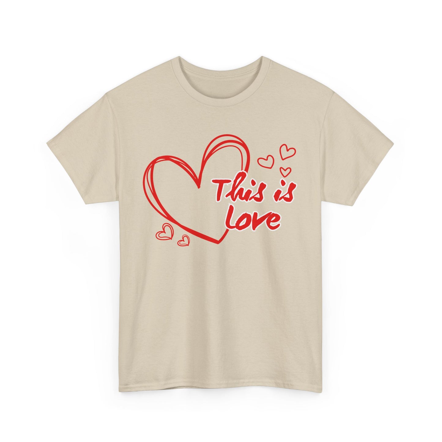 “This Is Love” Heavy Cotton Tee - A Celebration of Divine Connection