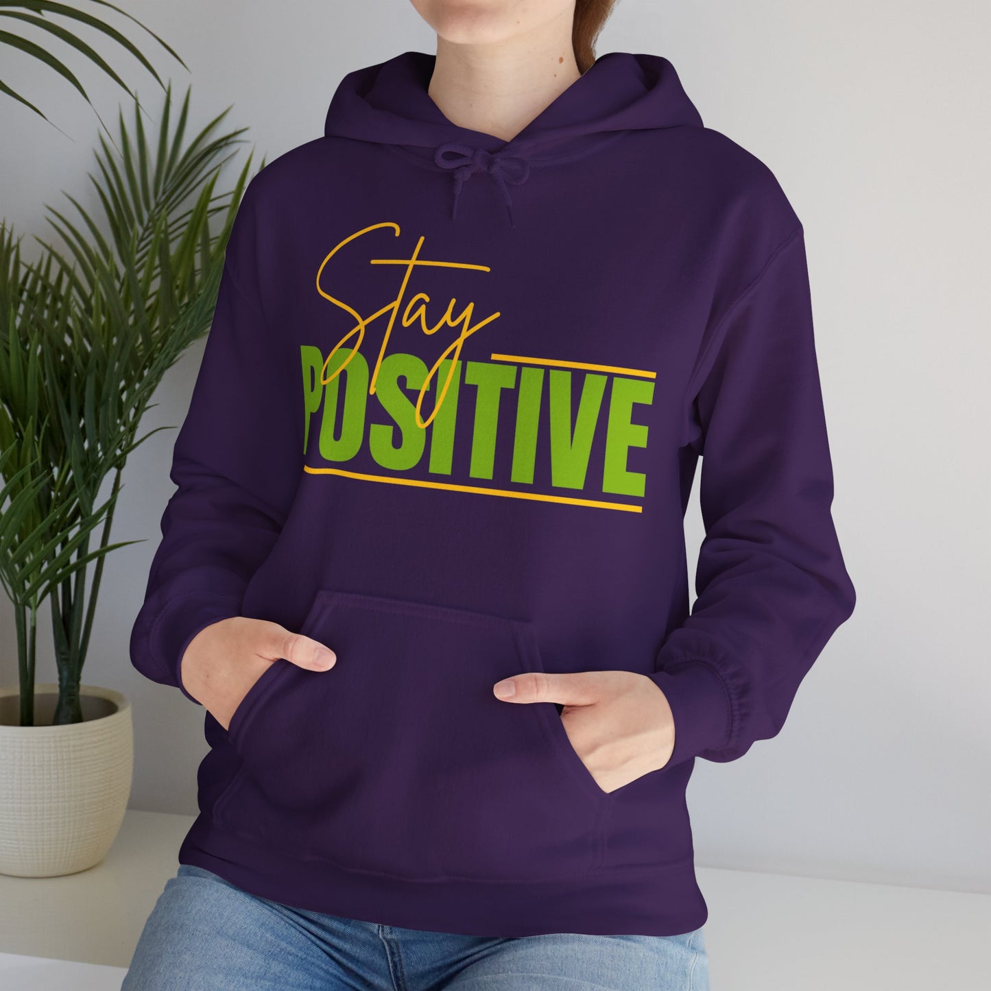 🌞STAY POSITIVE Hoodie — Radiate Light, Wear Your Energy ✨🔥