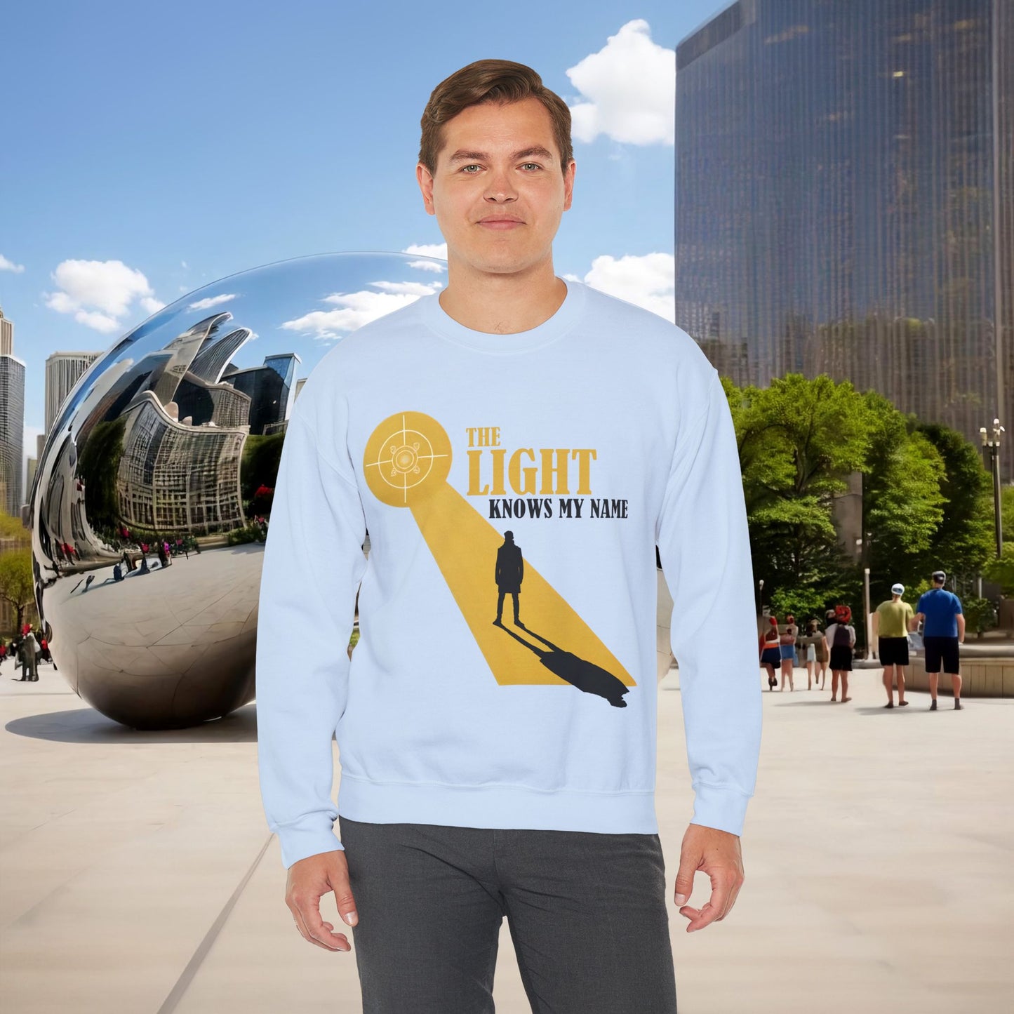 ☀️ Menaste "THE LIGHT KNOWS MY NAME" — Awakening Sweatshirt