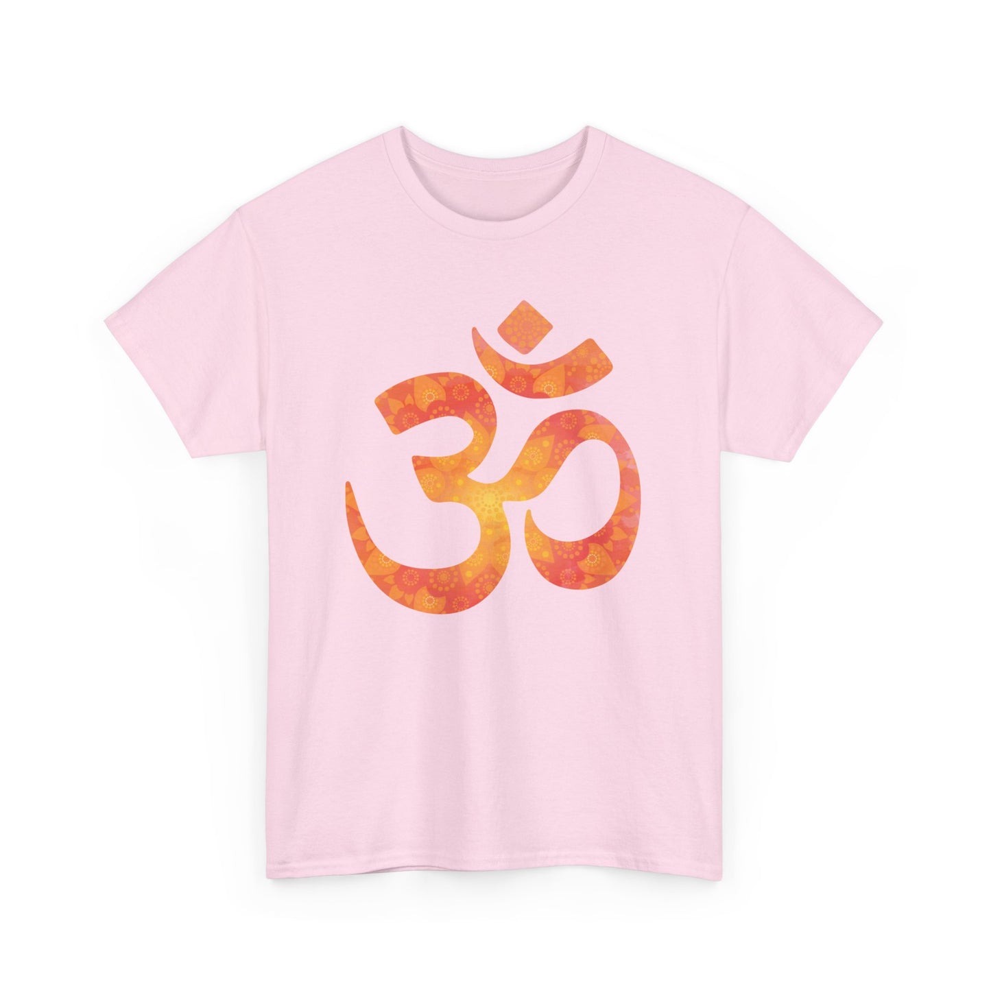 🕉️Sacred Om Mandala Heavy Cotton Tee - Radiate Inner Harmony