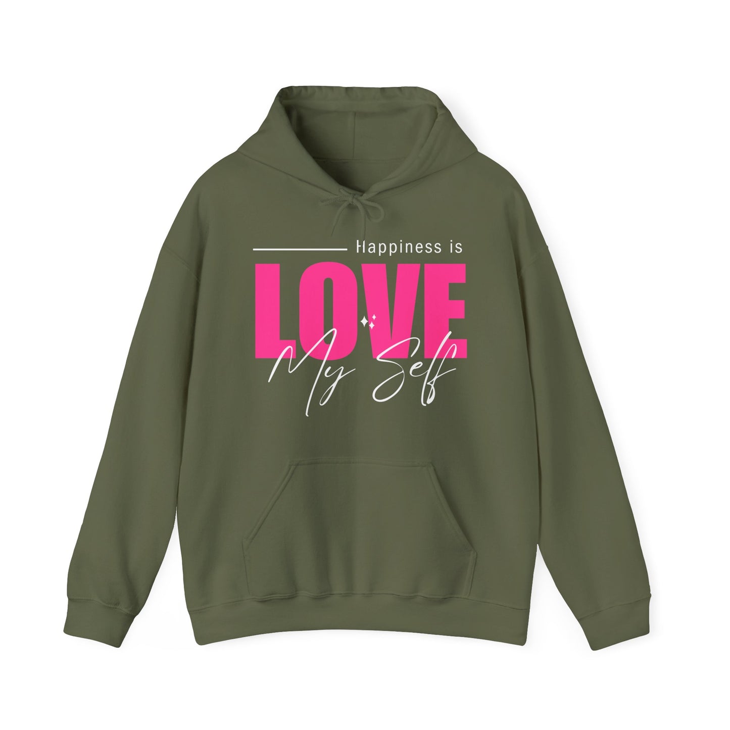 💛🌸Happiness Is Love Myself Hoodie - Wear Your Self-Love Out Loud