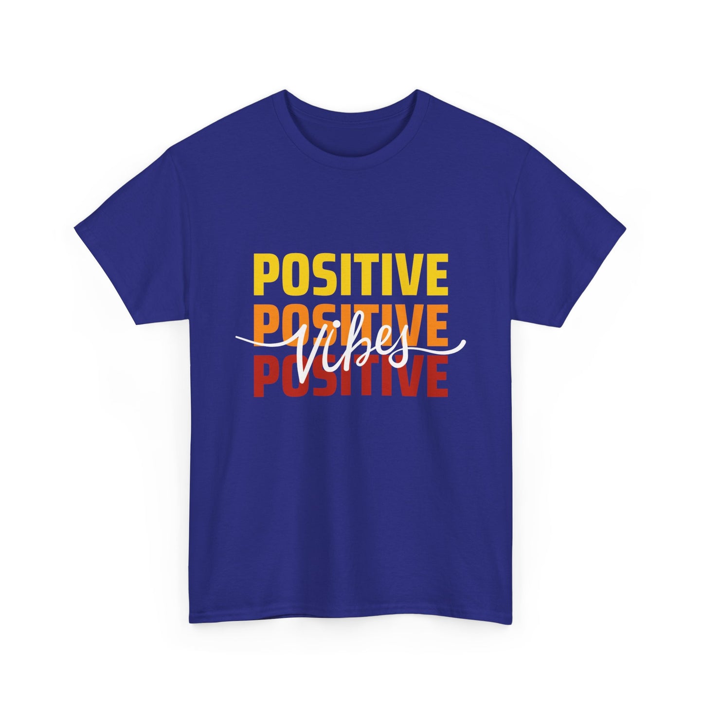 Positive Vibes - Triple Affirmation Heavy Cotton T-Shirt