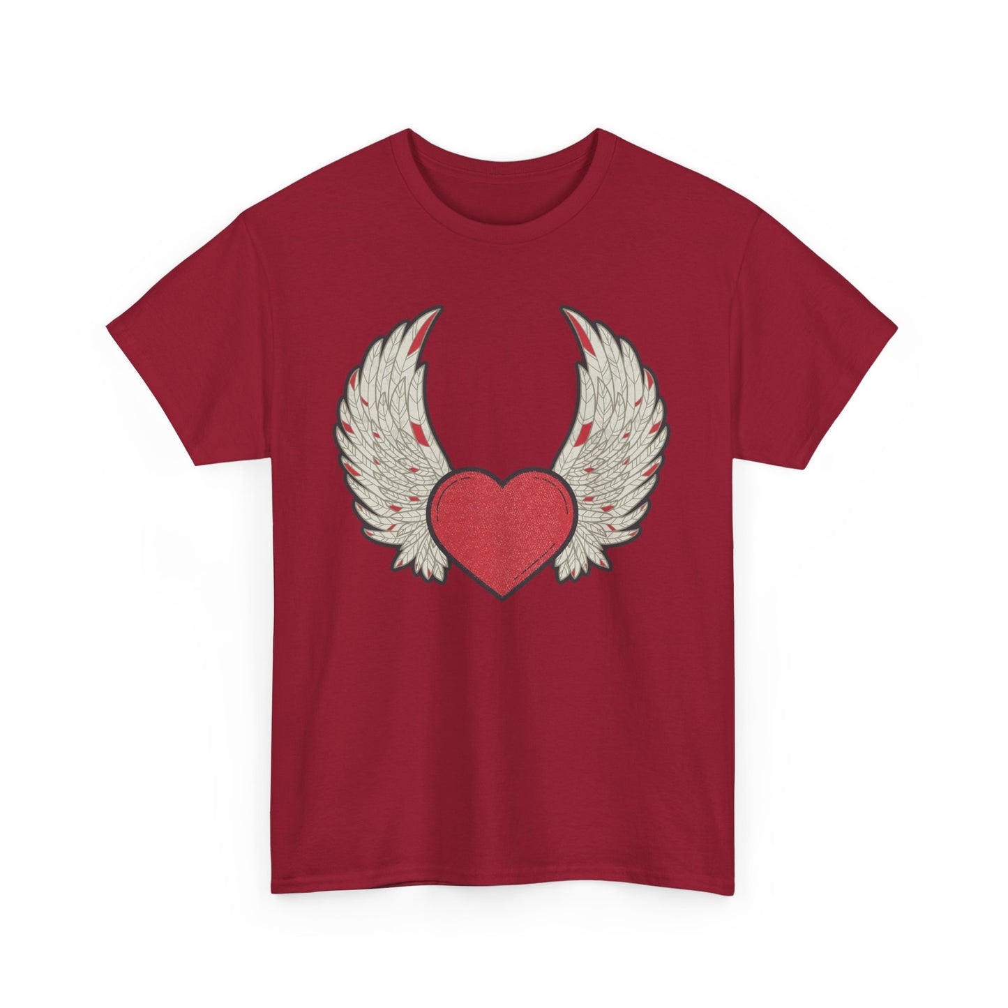 💖"Wings of the Heart" Heavy Cotton Tee - Let Love Soar
