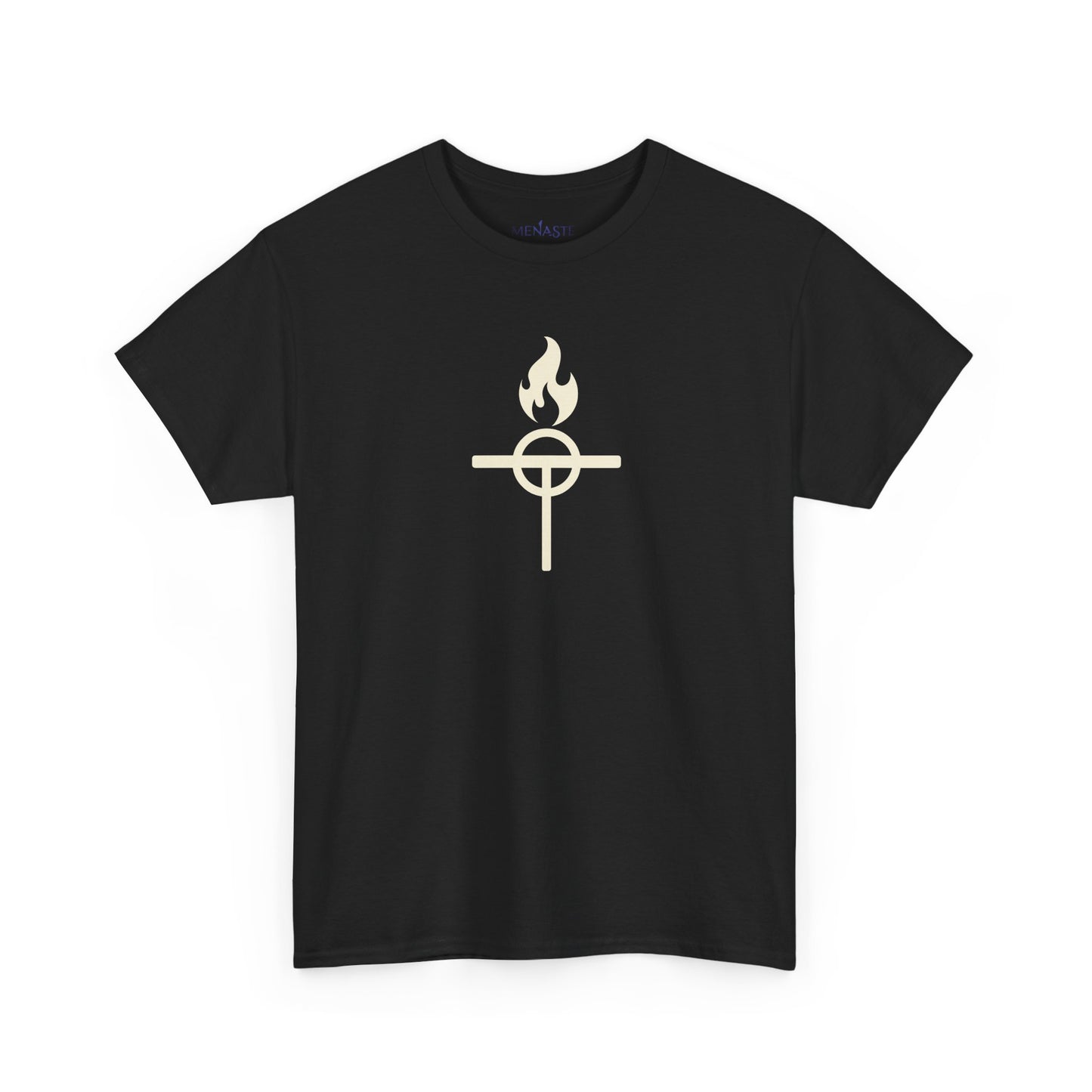⚔️ The Warrior Monk Sigil — Menaste Monastic T-Shirt