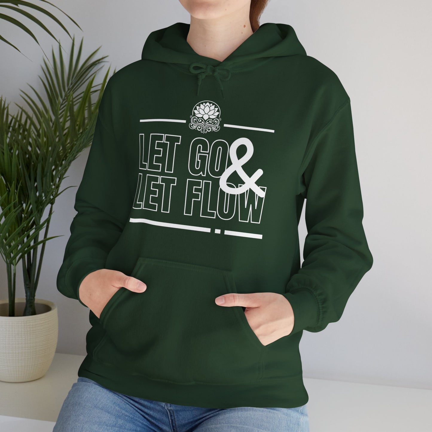 🌊Let Go & Let Flow Hoodie – Ease, Softness & Surrender✨🌿🕊️