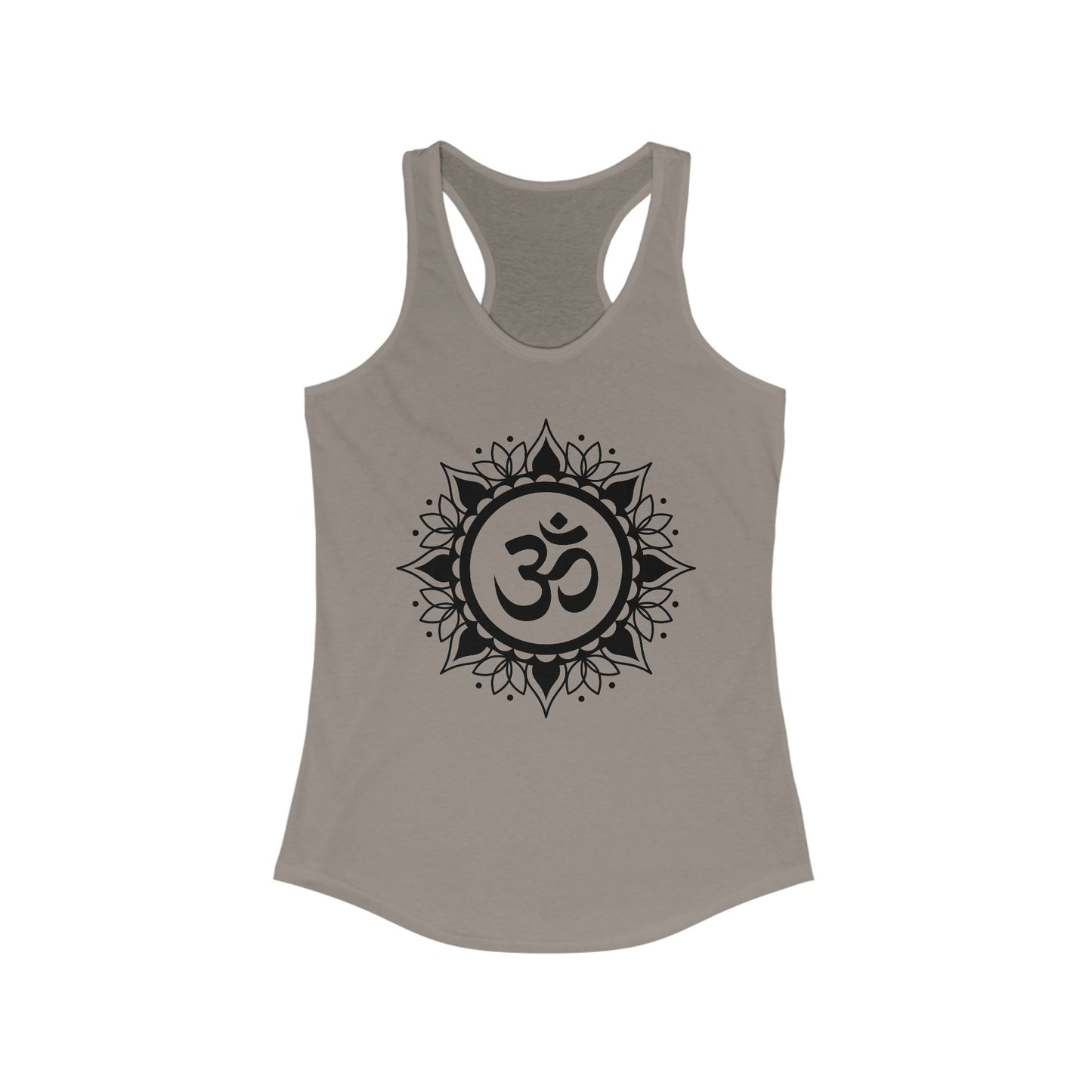 "OM" Mandala Tank - Center Yourself in Style - Women's Racerback Tank