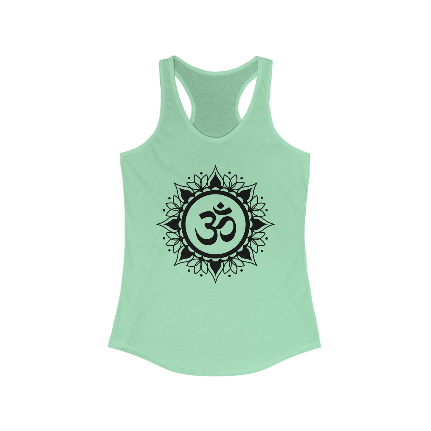 "OM" Mandala Tank - Center Yourself in Style - Women's Racerback Tank