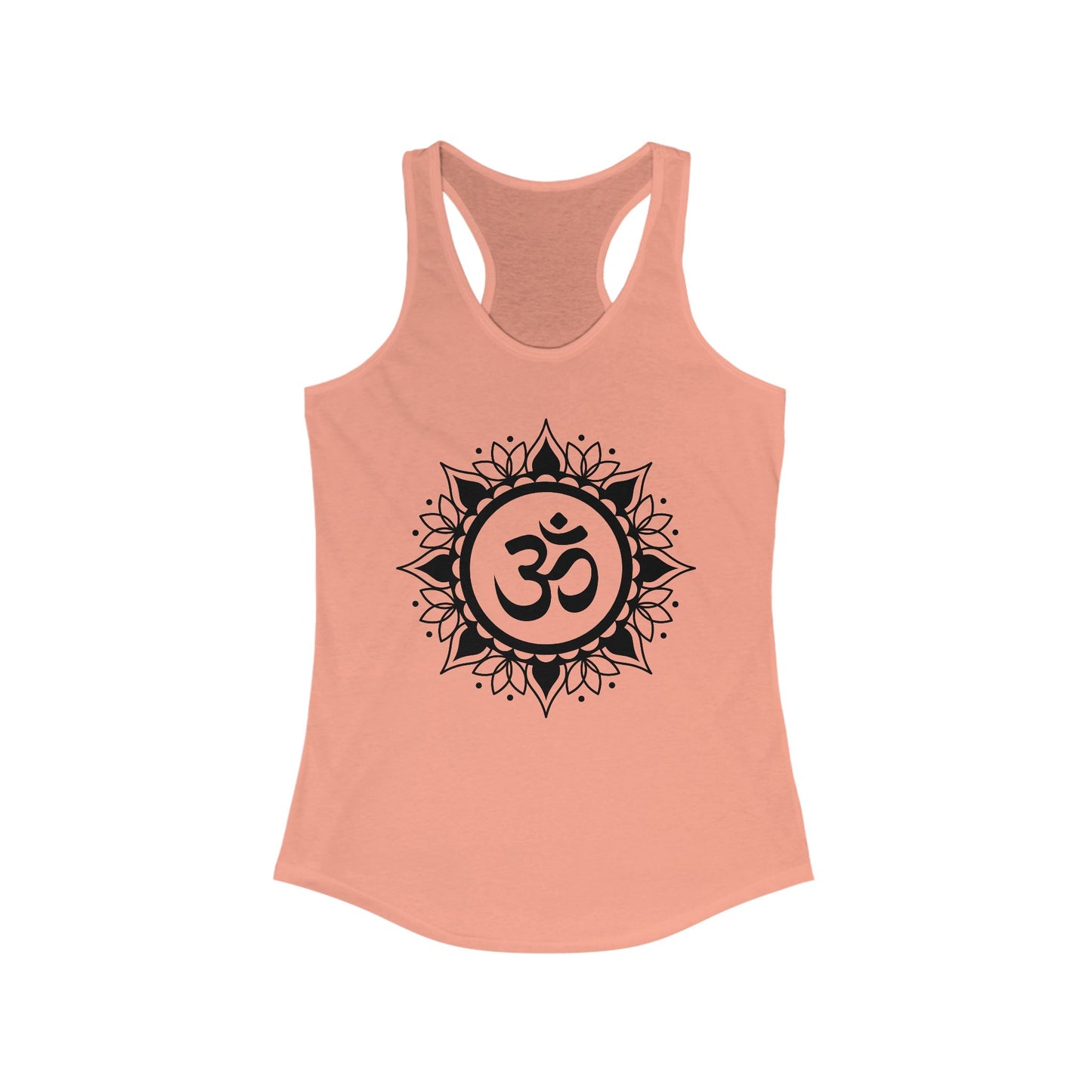 "OM" Mandala Tank - Center Yourself in Style - Women's Racerback Tank