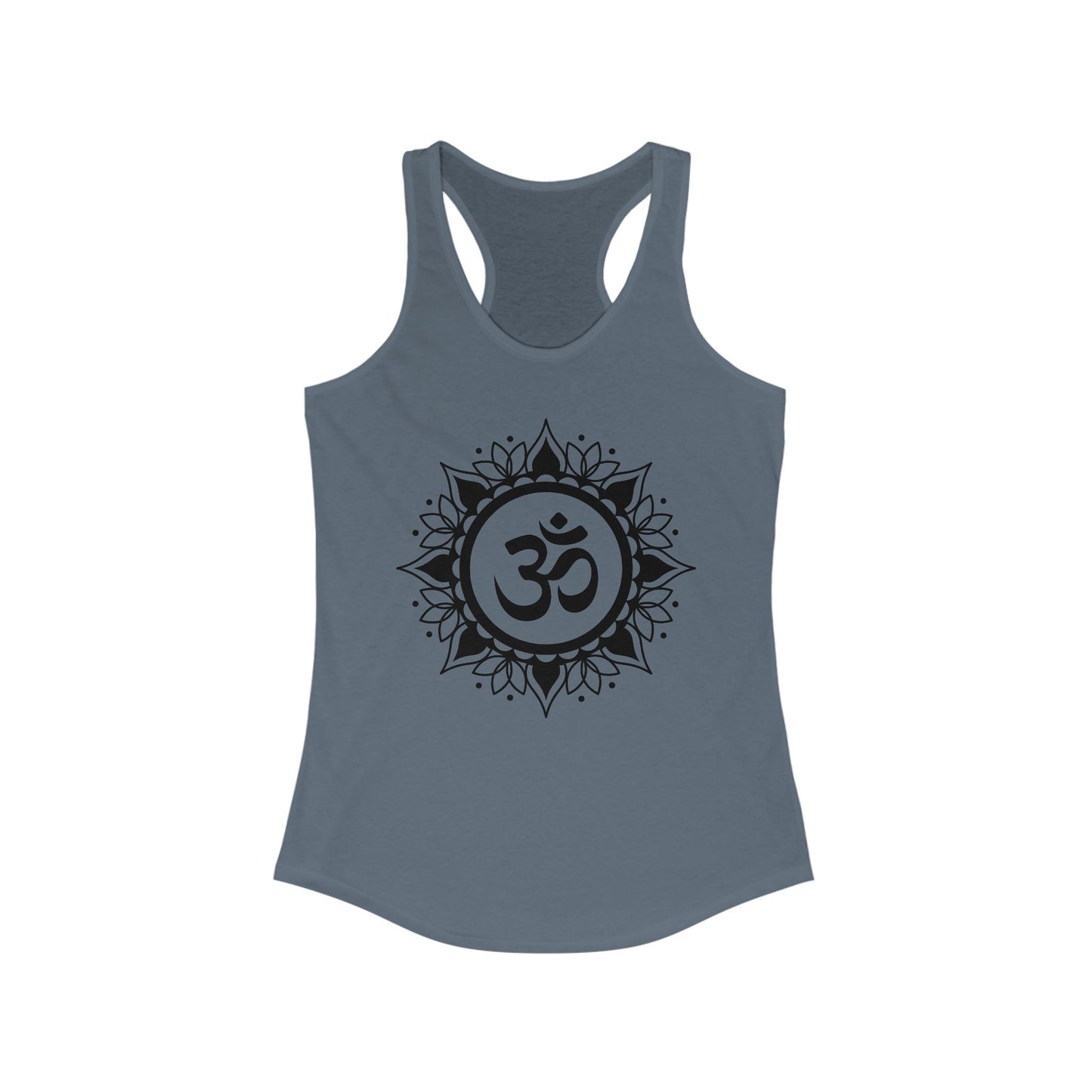 "OM" Mandala Tank - Center Yourself in Style - Women's Racerback Tank