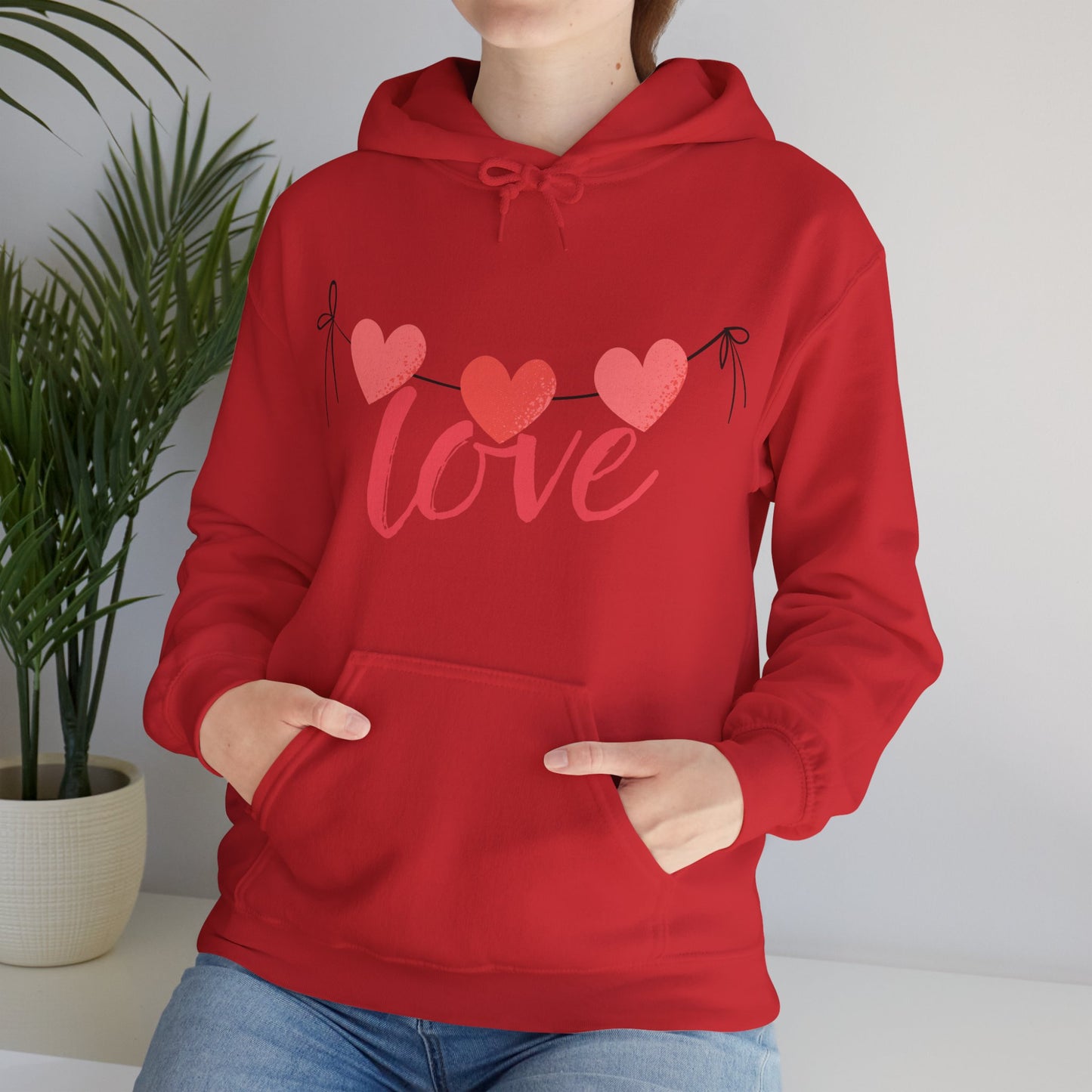 Three hearts, one message - Cozy Hoodie💗💗💗✨