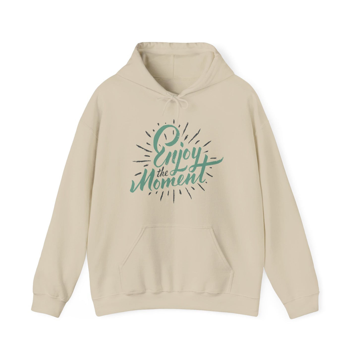 ✨Enjoy the Moment Hoodie – Mindful Living, Spiritual Comfort🌿🕊️✨
