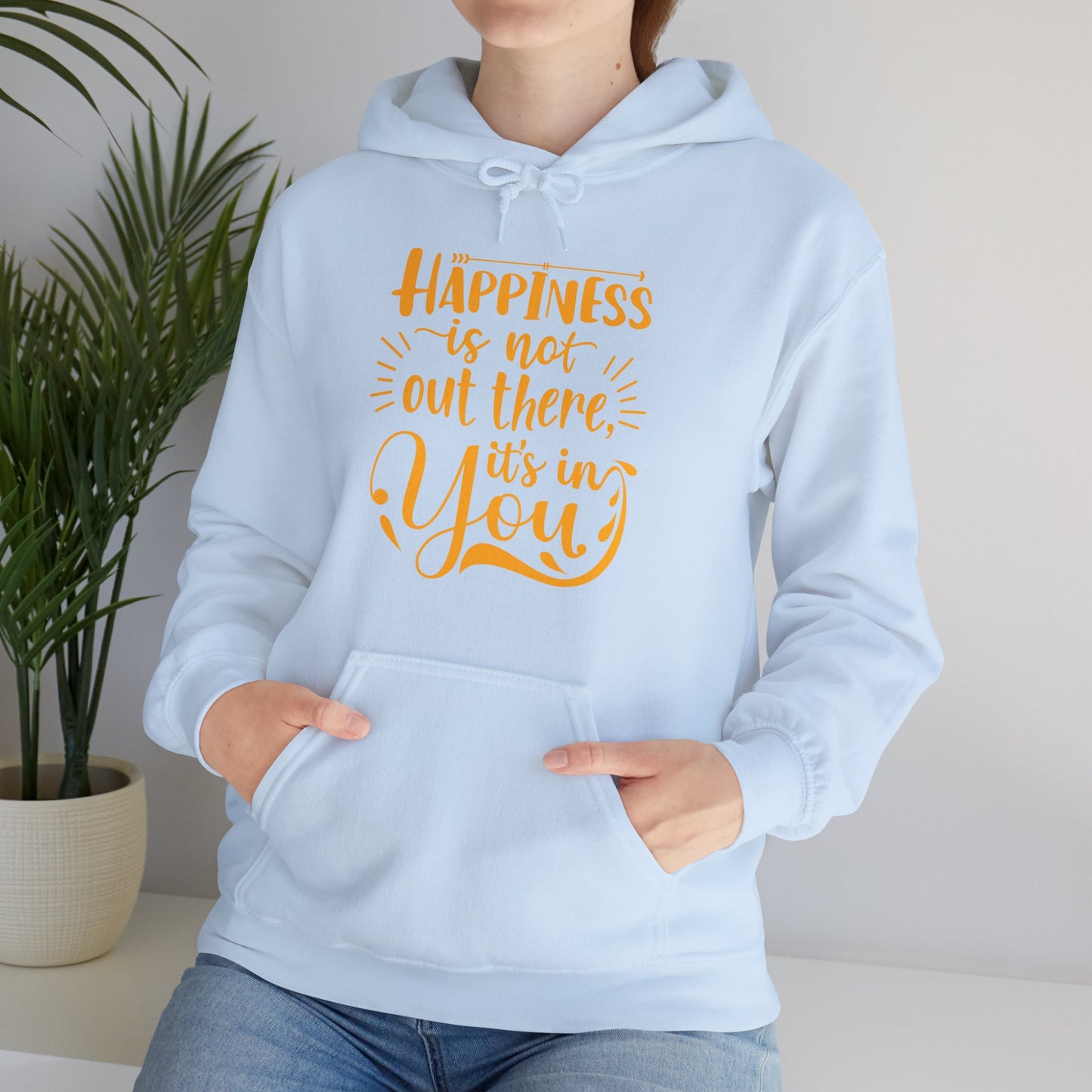 Happiness Is Within Hoodie – Mindful Comfort & Inner Joy🌿🌞✨