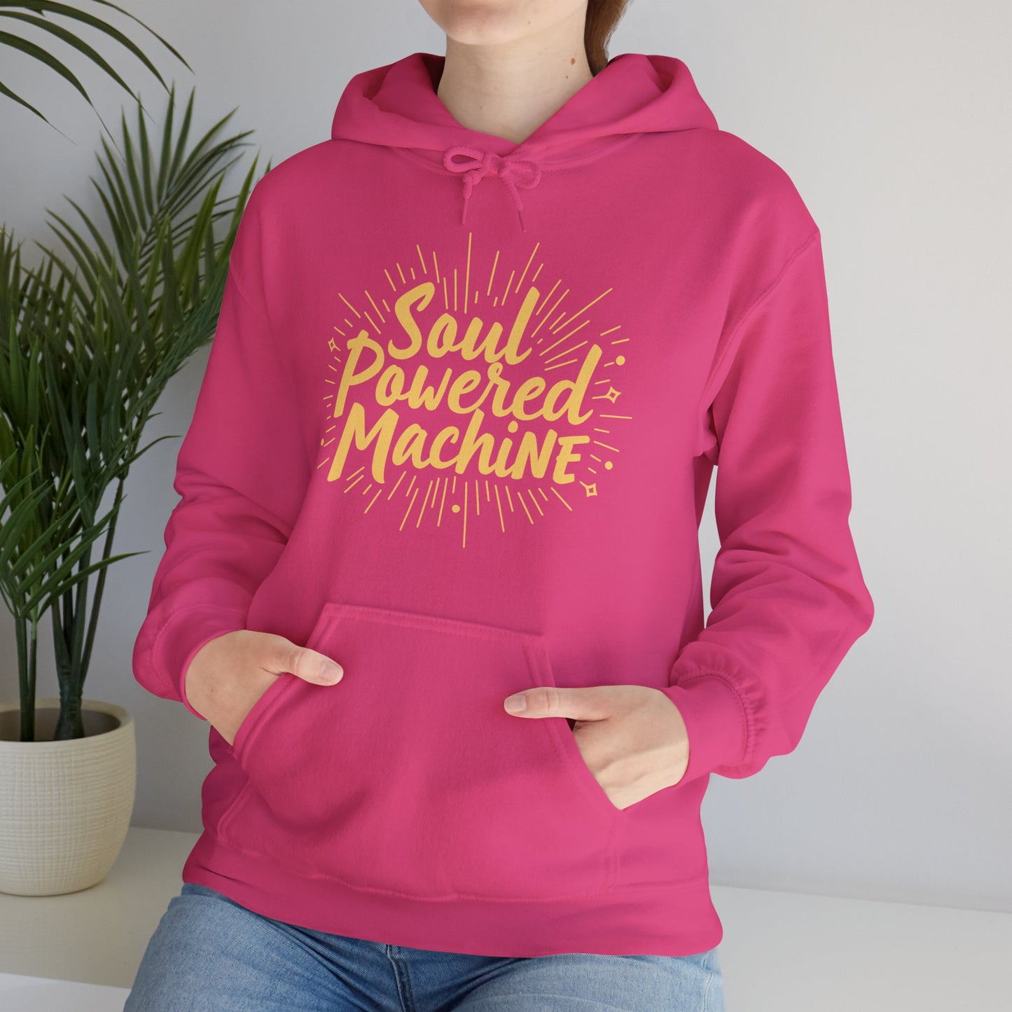 ⚡SOUL POWERED MACHINE Hoodie — Spirit in Motion, Power in Presence🔥💪