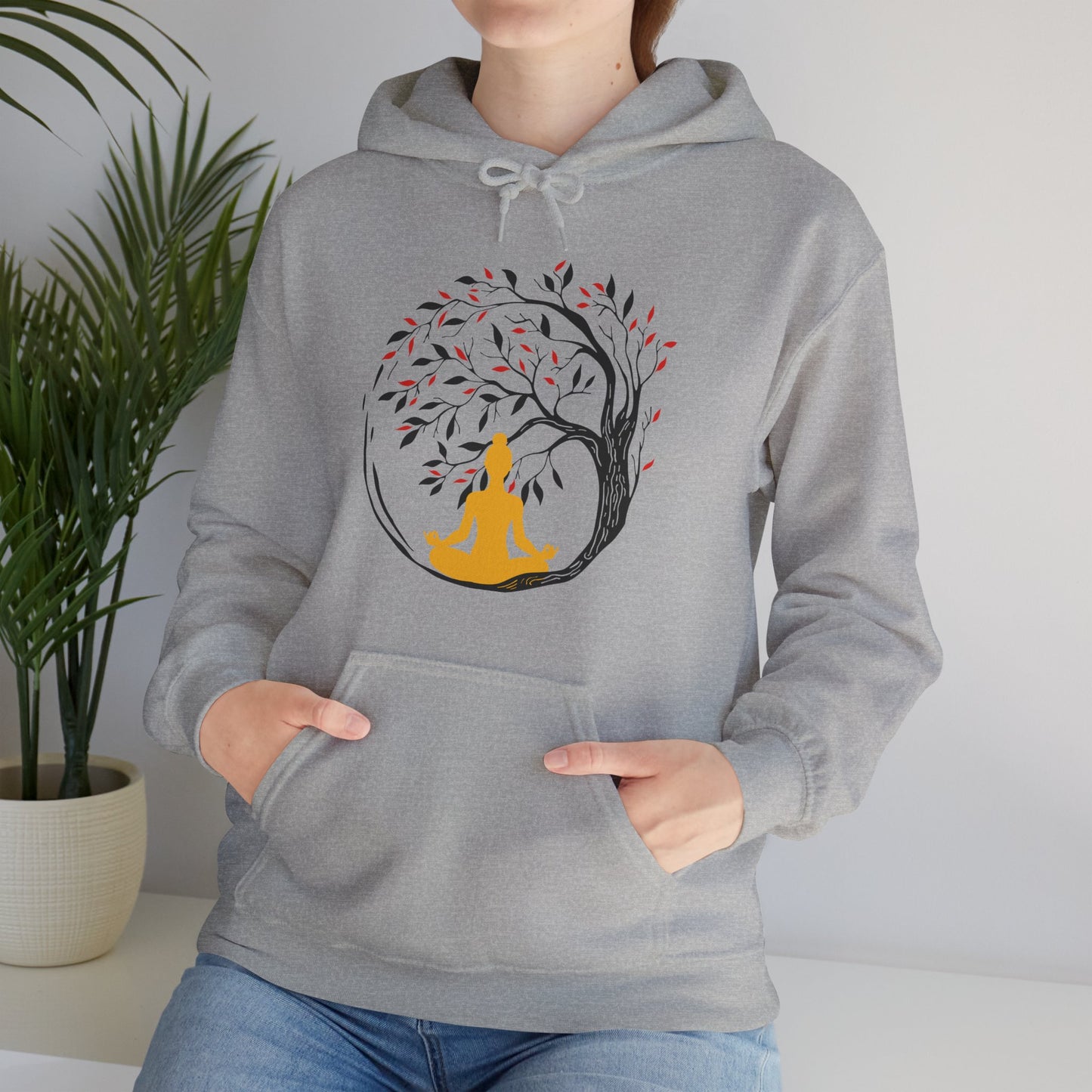 🌳Sacred Roots Hoodie – Grounding, Growth & Inner Stillness🌙✨🕊️