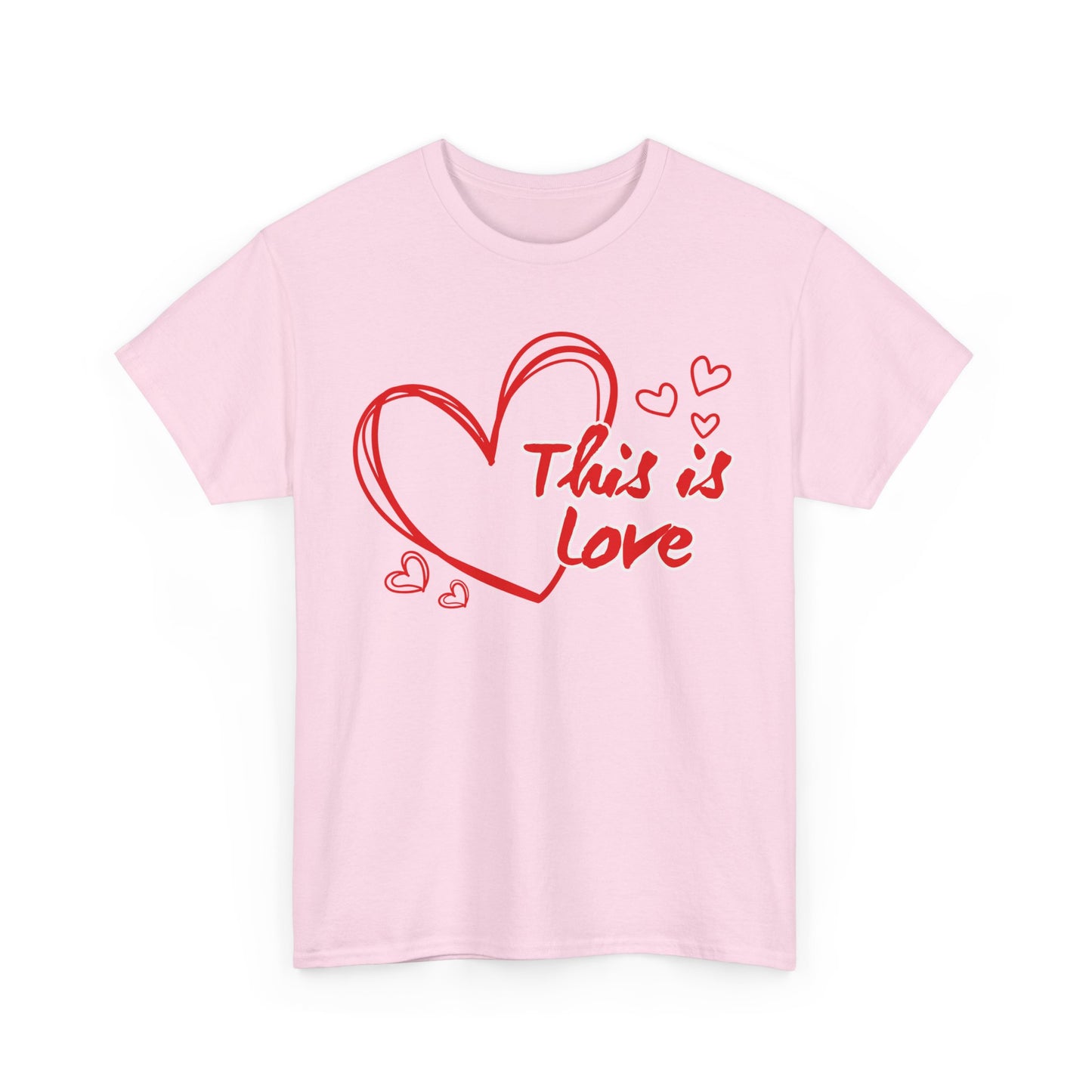 “This Is Love” Heavy Cotton Tee - A Celebration of Divine Connection