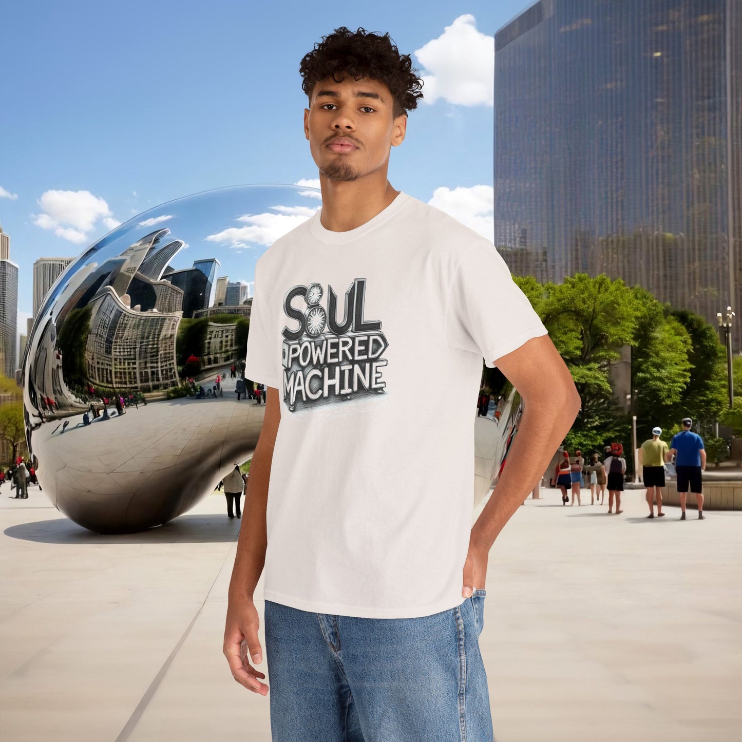 ⚙️ Menaste “Soul Powered Machine” Tee