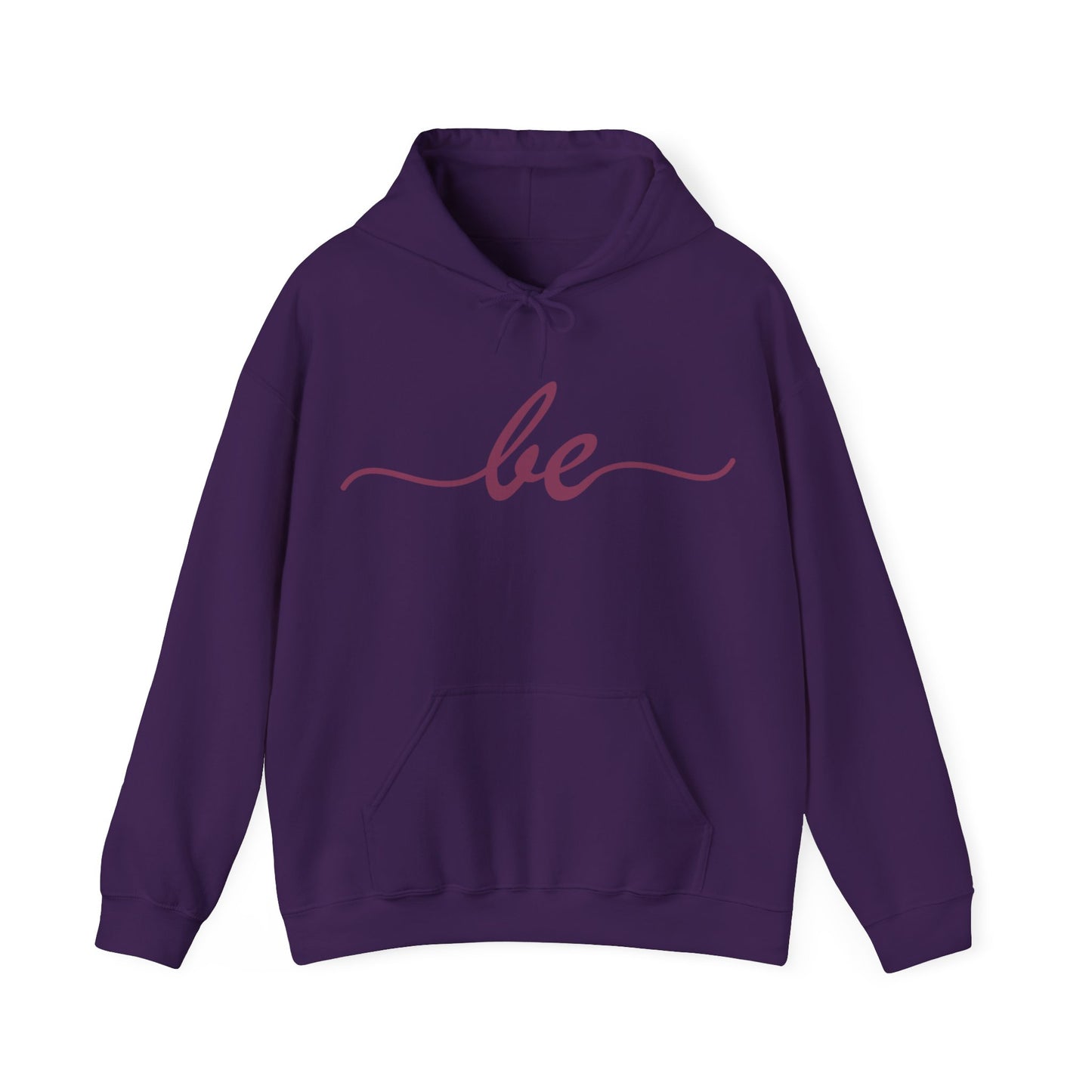 ✨"BE" - A Minimalist Mantra for the Soul Hooded Sweatshirt🌿💫