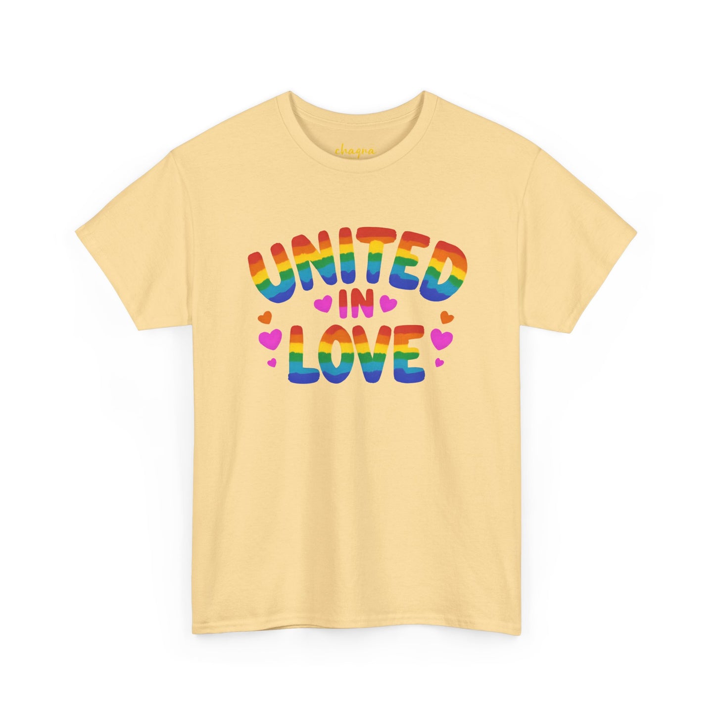 🌈 UNITED IN LOVE — Chaqra Heartwave Tee