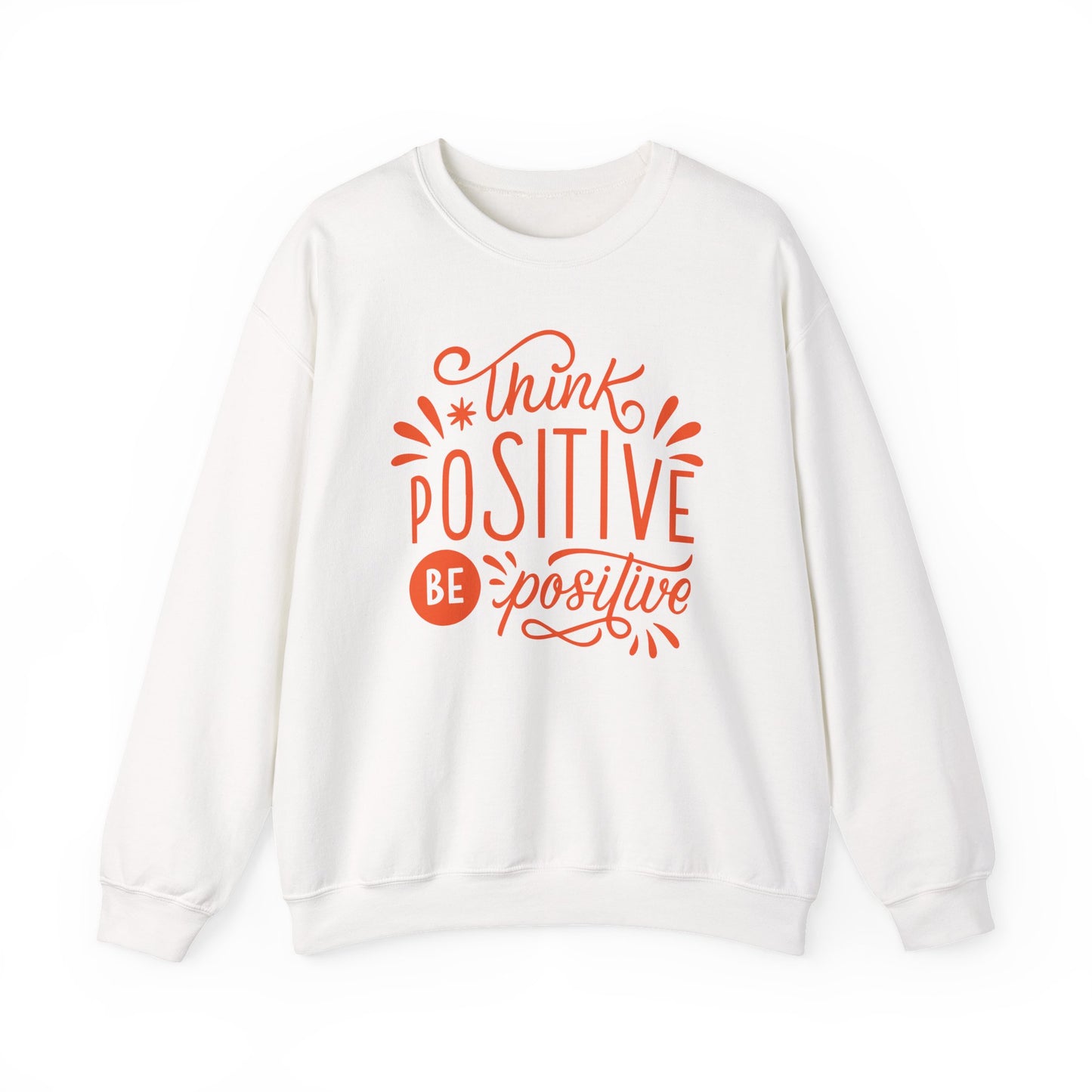 🌼Think Positive, Be Positive - Let Your Energy Bloom Crewneck Sweatshirt