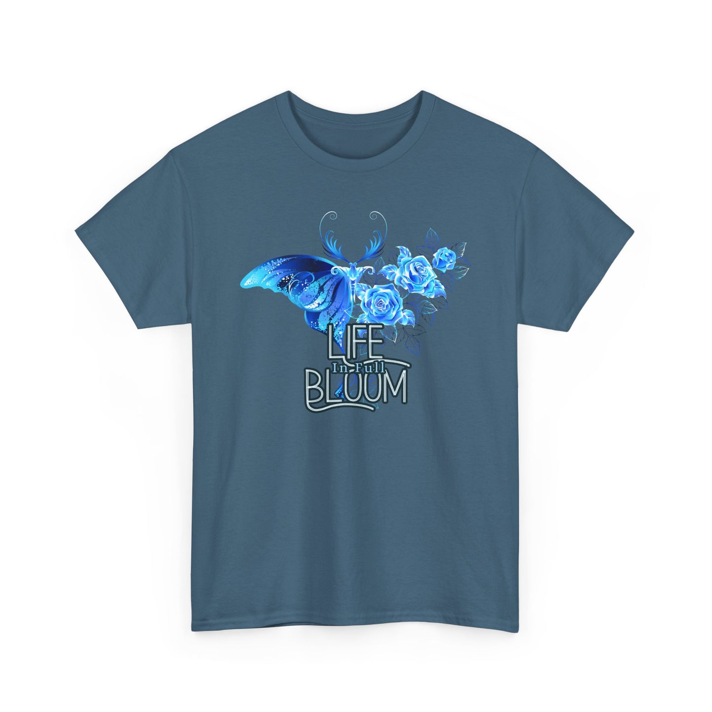 🦋Life in Full Bloom Heavy Cotton Tee - Rise, Bloom, Become
