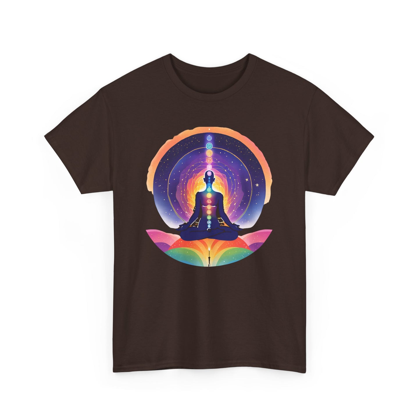 Chakra Universe Heavy Cotton Tee - Awakened Alignment