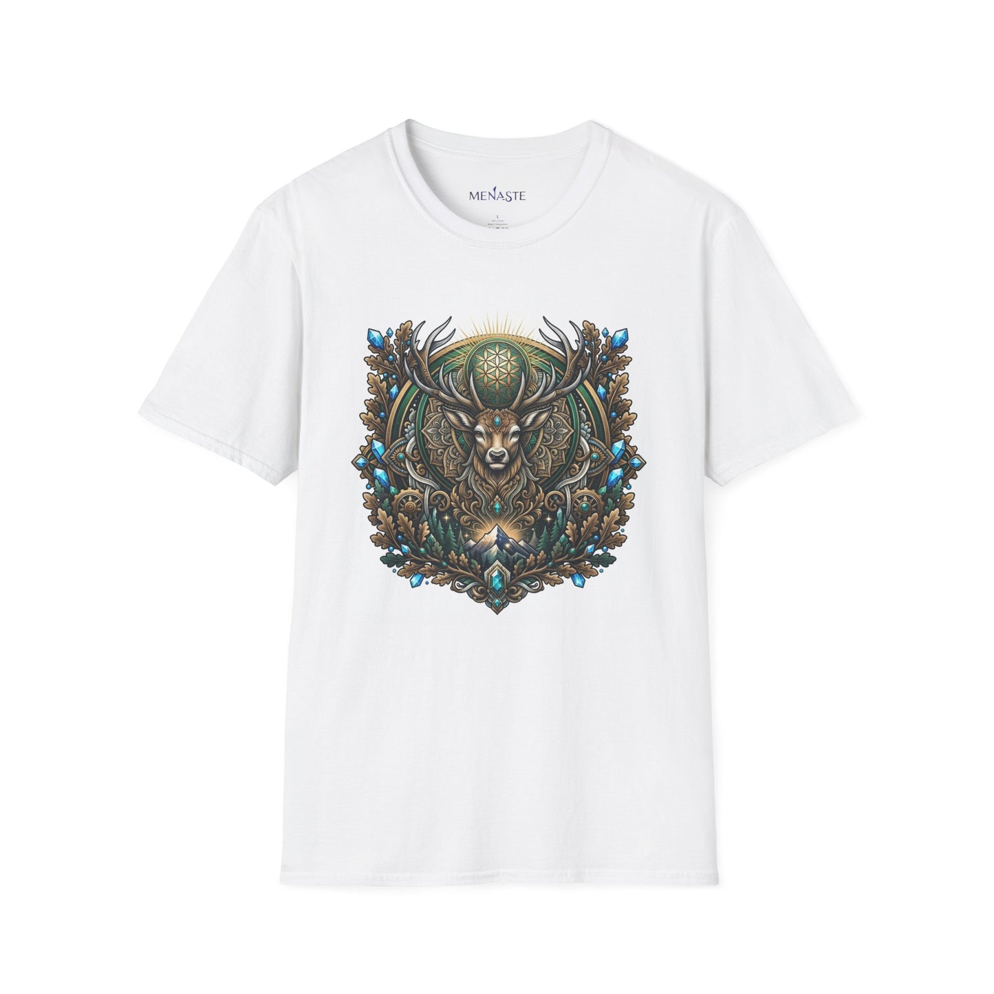 REGNUM COLLECTION :: Stag Mandala — Celtic Deer Nature Graphic Tee