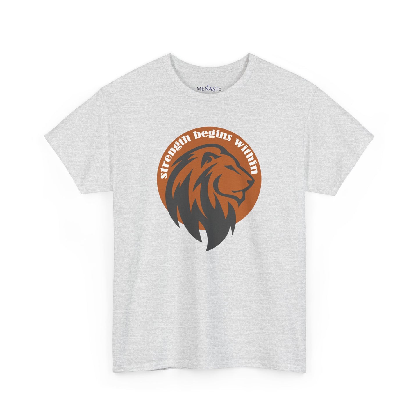 🔥🦁 “Strength Begins Within” — Menaste Lion Sigil Tee