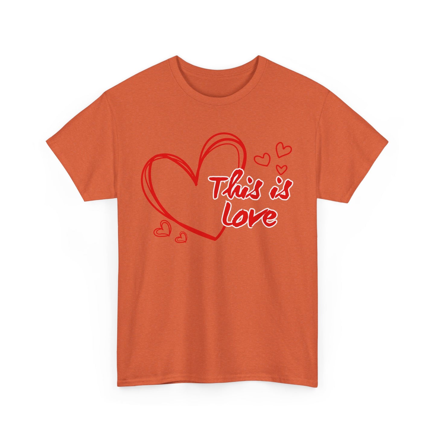 “This Is Love” Heavy Cotton Tee - A Celebration of Divine Connection