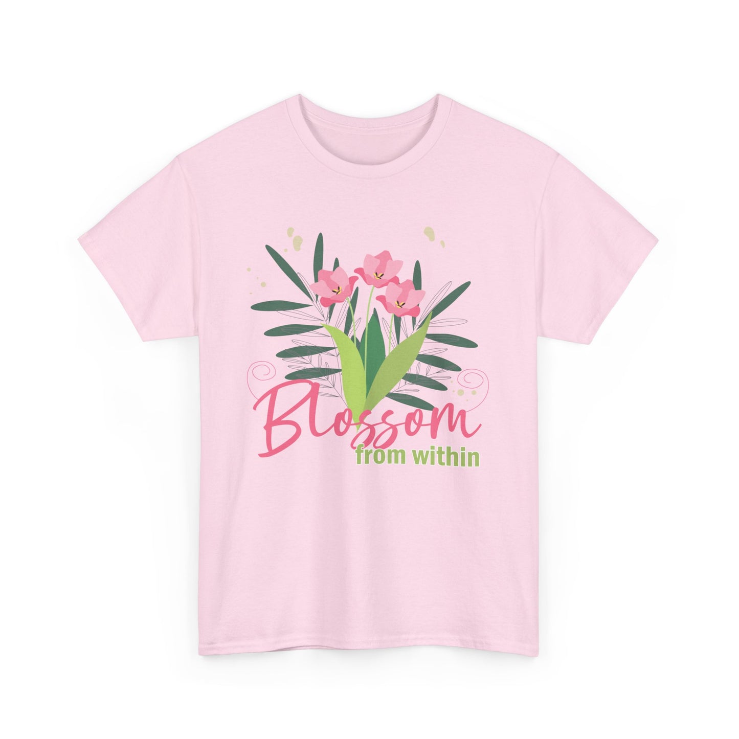 Inner Bloom Heavy Cotton Tee - Blossom From Within