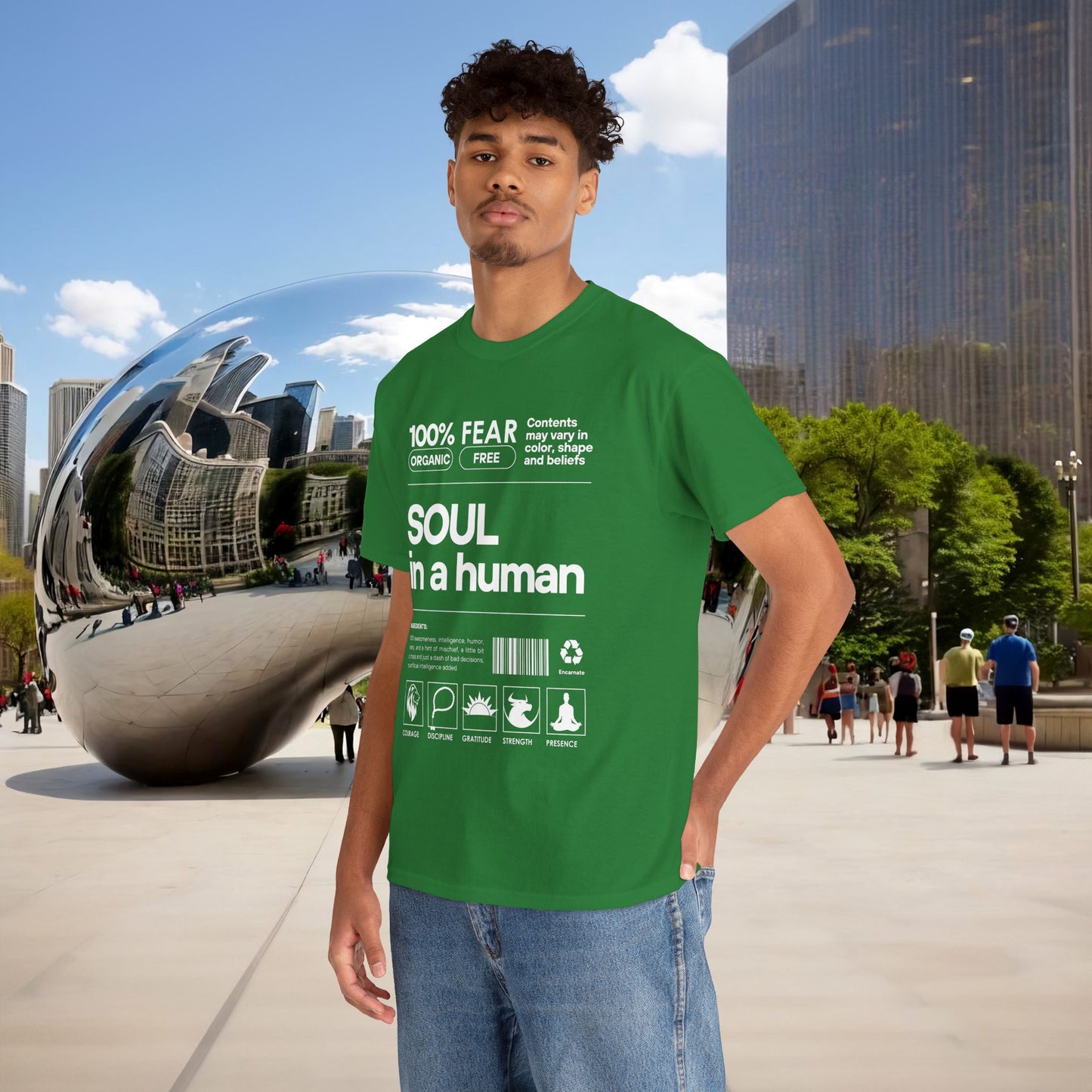 🜂 SOUL IN A HUMAN — The Human Blueprint Tee (Menaste Edition)