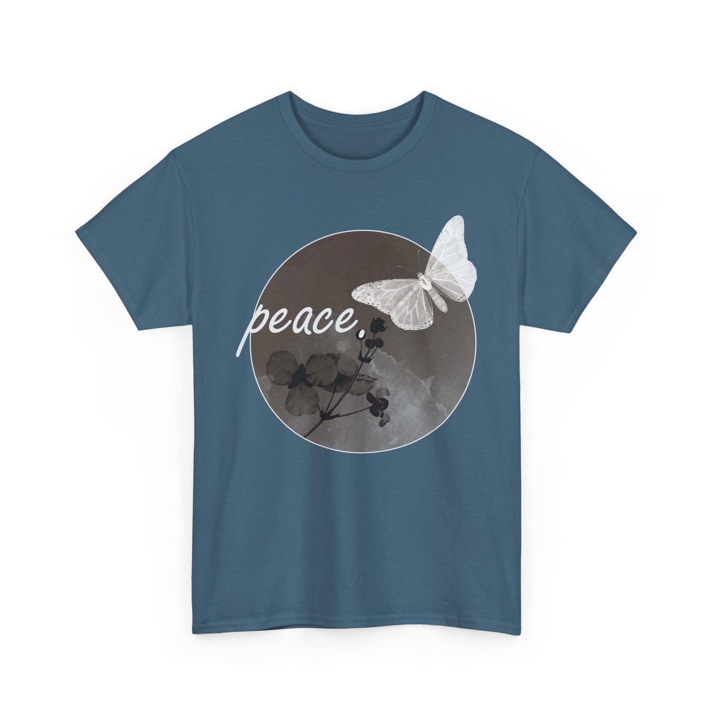 Peace Within Heavy Cotton Tee - Grace in Stillness