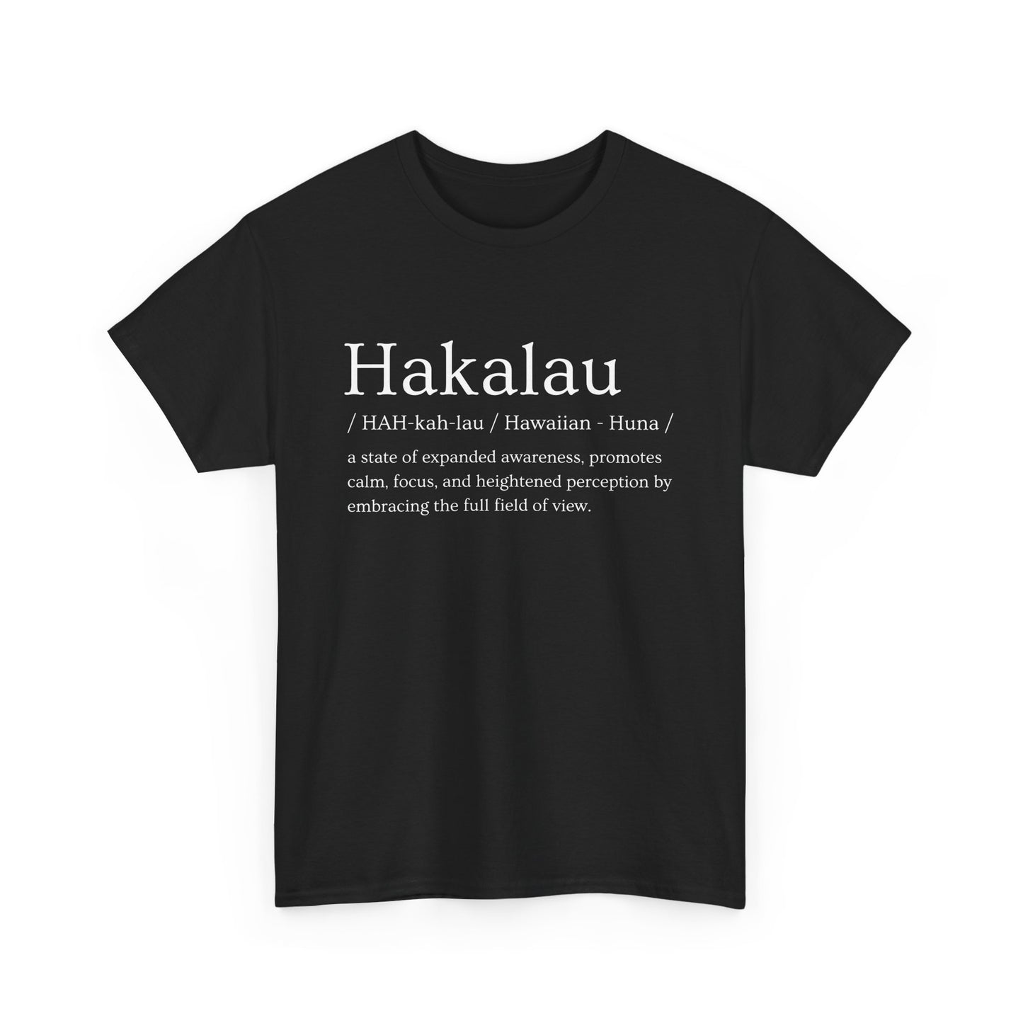 🌴Hakalau Awareness Heavy Cotton Tee - Expand Your Focus