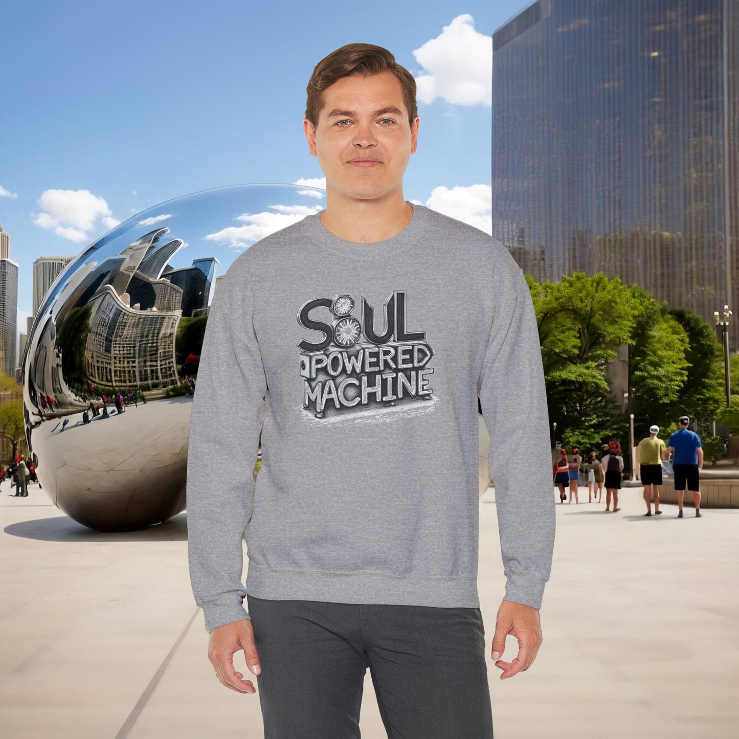 ⚙️ Menaste “Soul Powered Machine” Sweatshirt