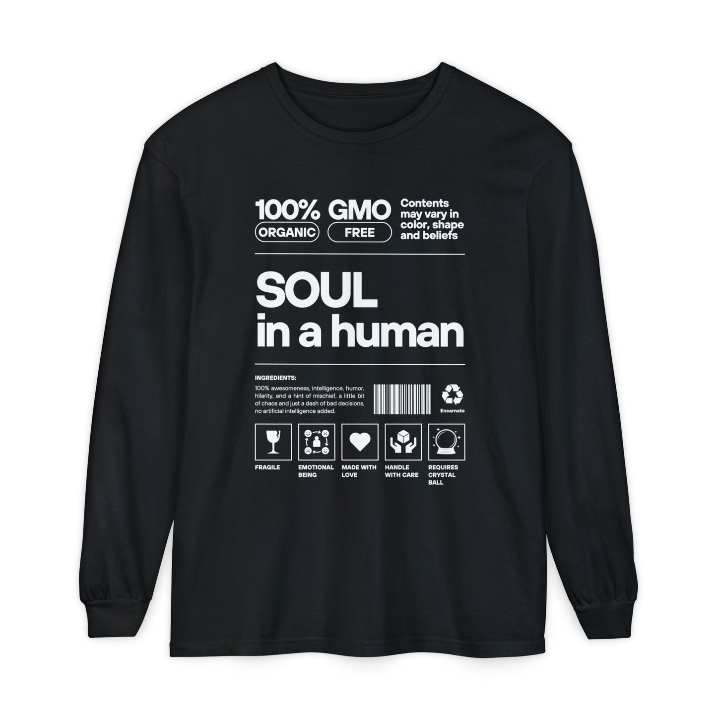 🌟Soul in a Human FUN Fact - Long Sleeve Tee