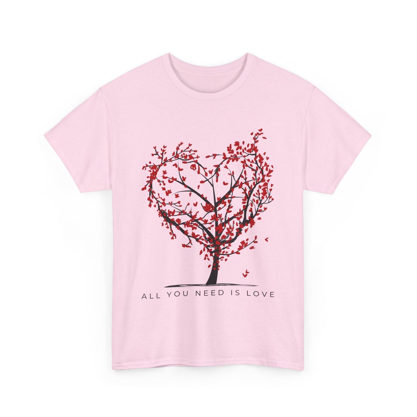 Rooted in Love - “All You Need is Love” - Love Tree Heavy Cotton Tee