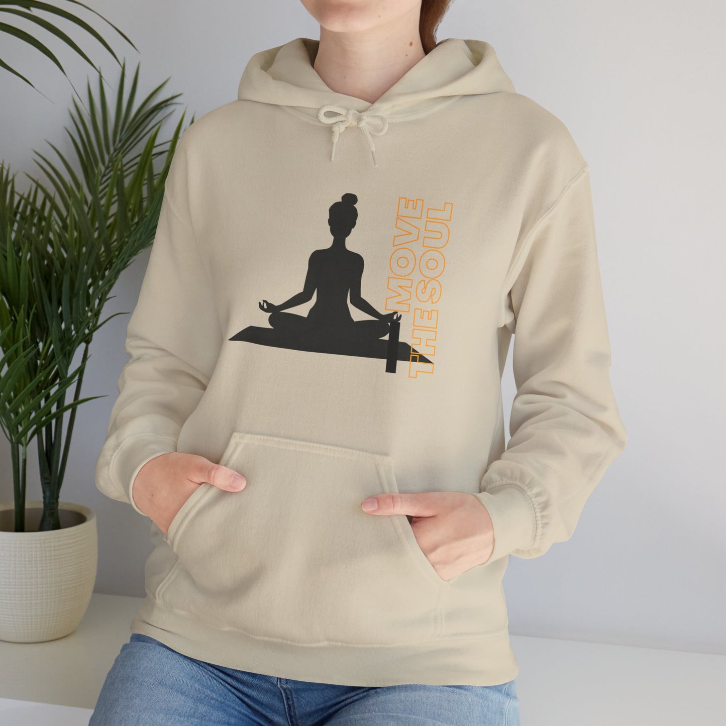🧘🏾‍♀️Move the Soul Hoodie — Rooted Stillness, Radiant Flow✨🌿