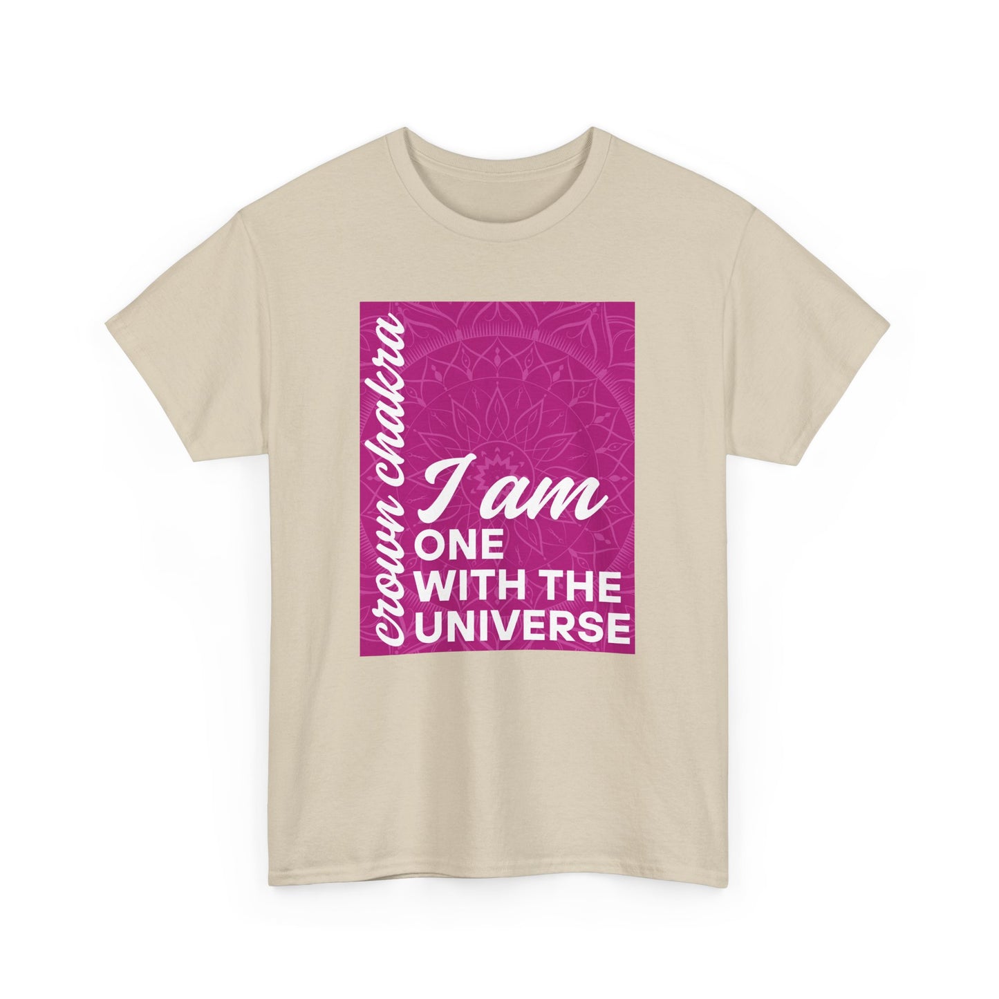 👑Cosmic Unity Heavy Cotton Tee - I Am One with the Universe