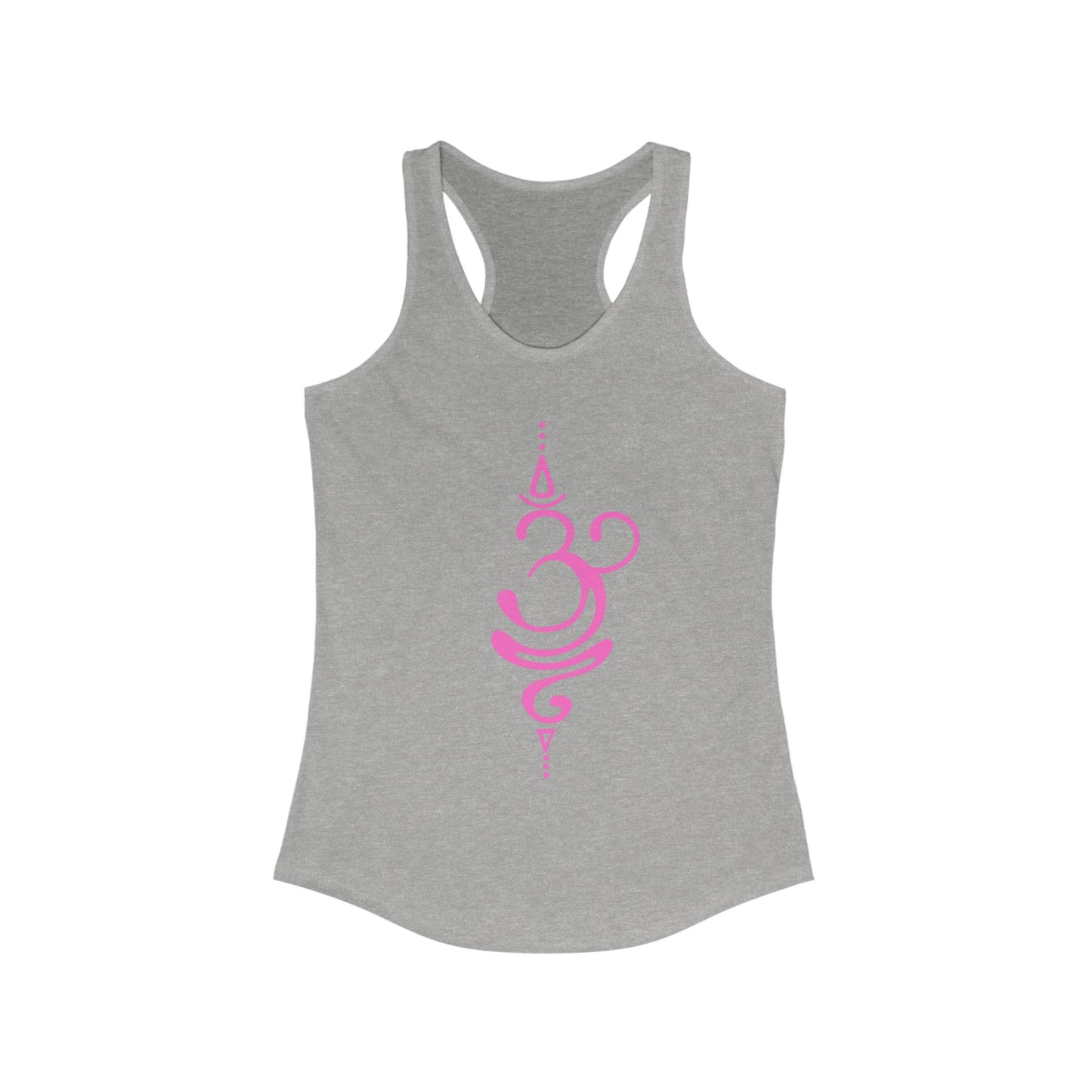 "Sacred Style" Racerback Tank - Modern Om Symbol for Yoga & Everyday Zen