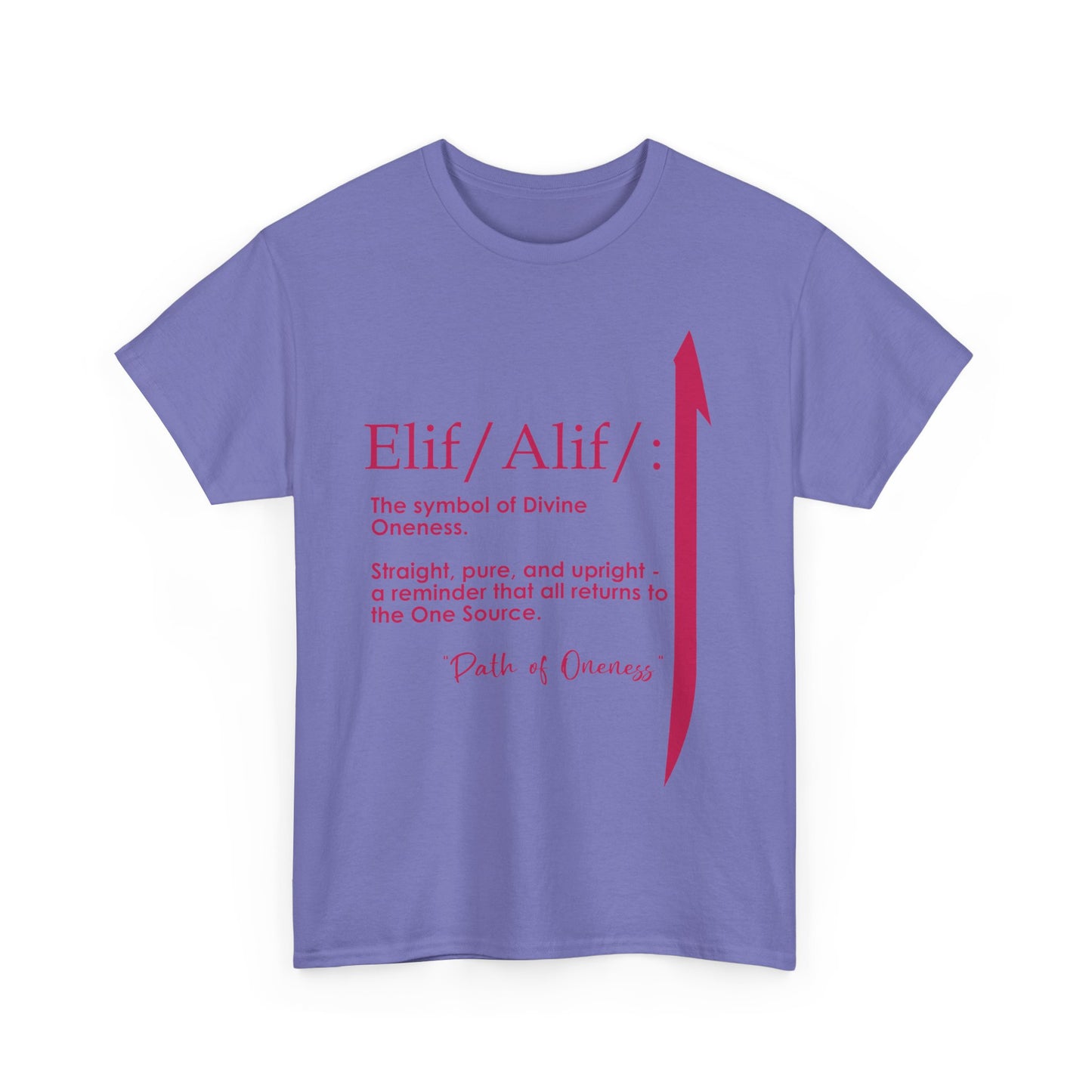 Elif/Alif - The Symbol of Divine Oneness Heavy Cotton Tee