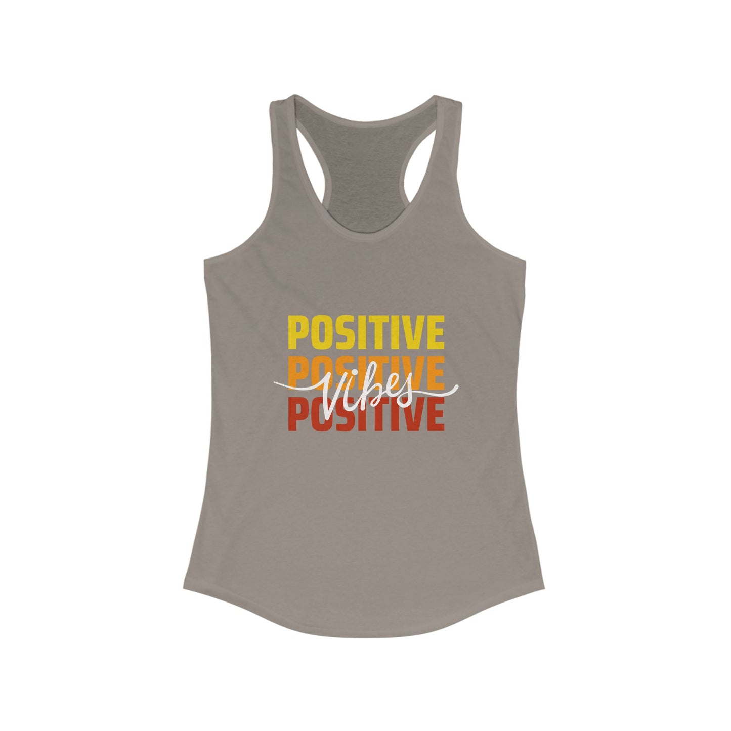 "Positive Vibes" - High-Frequency Living Racerback Tank Top