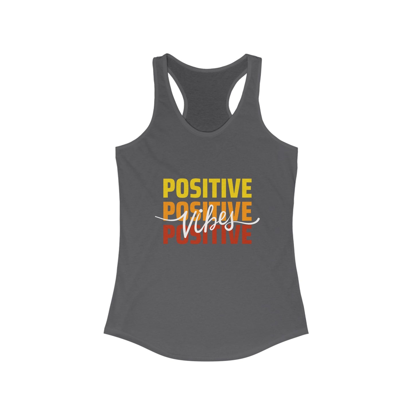 "Positive Vibes" - High-Frequency Living Racerback Tank Top