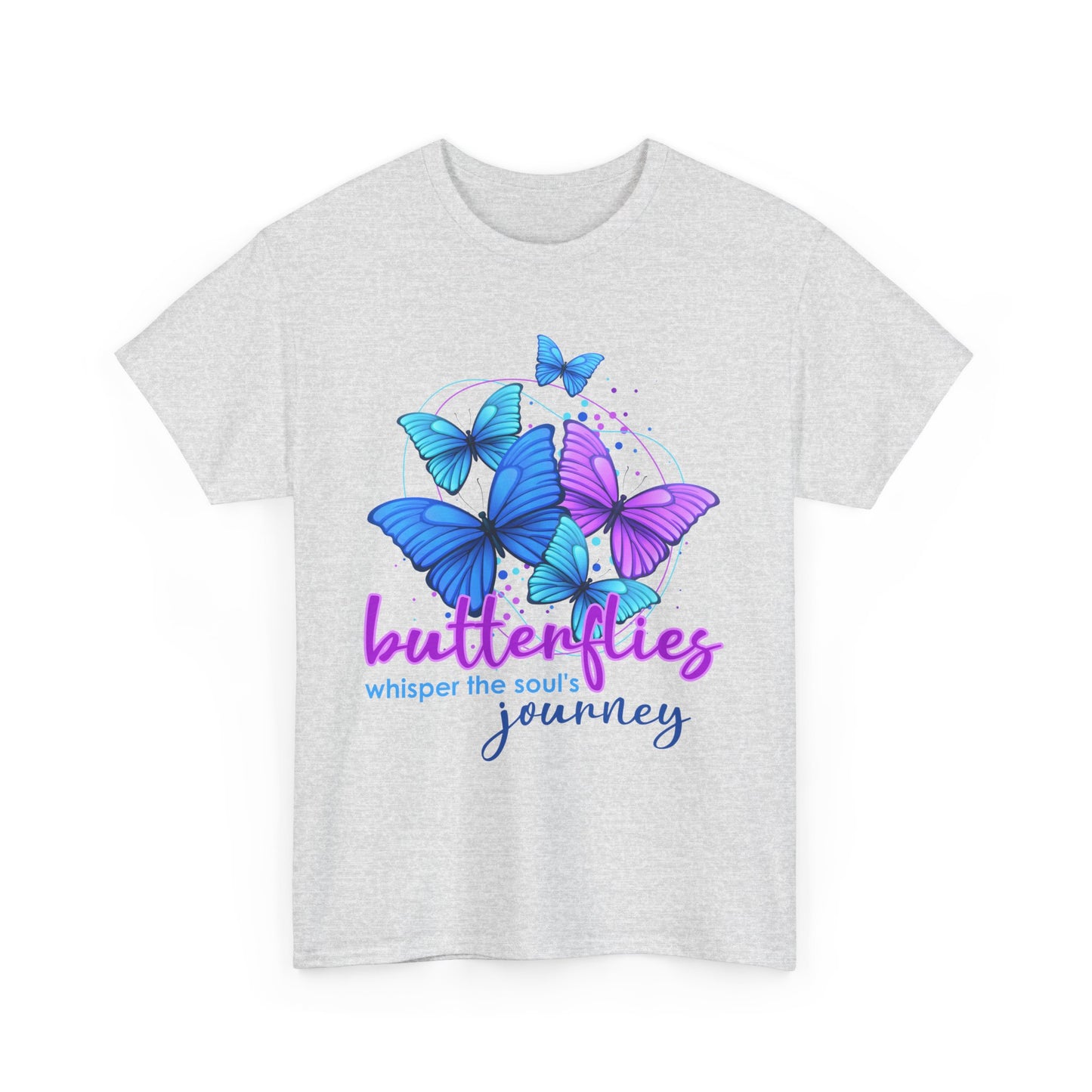 🦋Whisperflight Heavy Cotton Tee - Guided by Grace, Carried by Wings