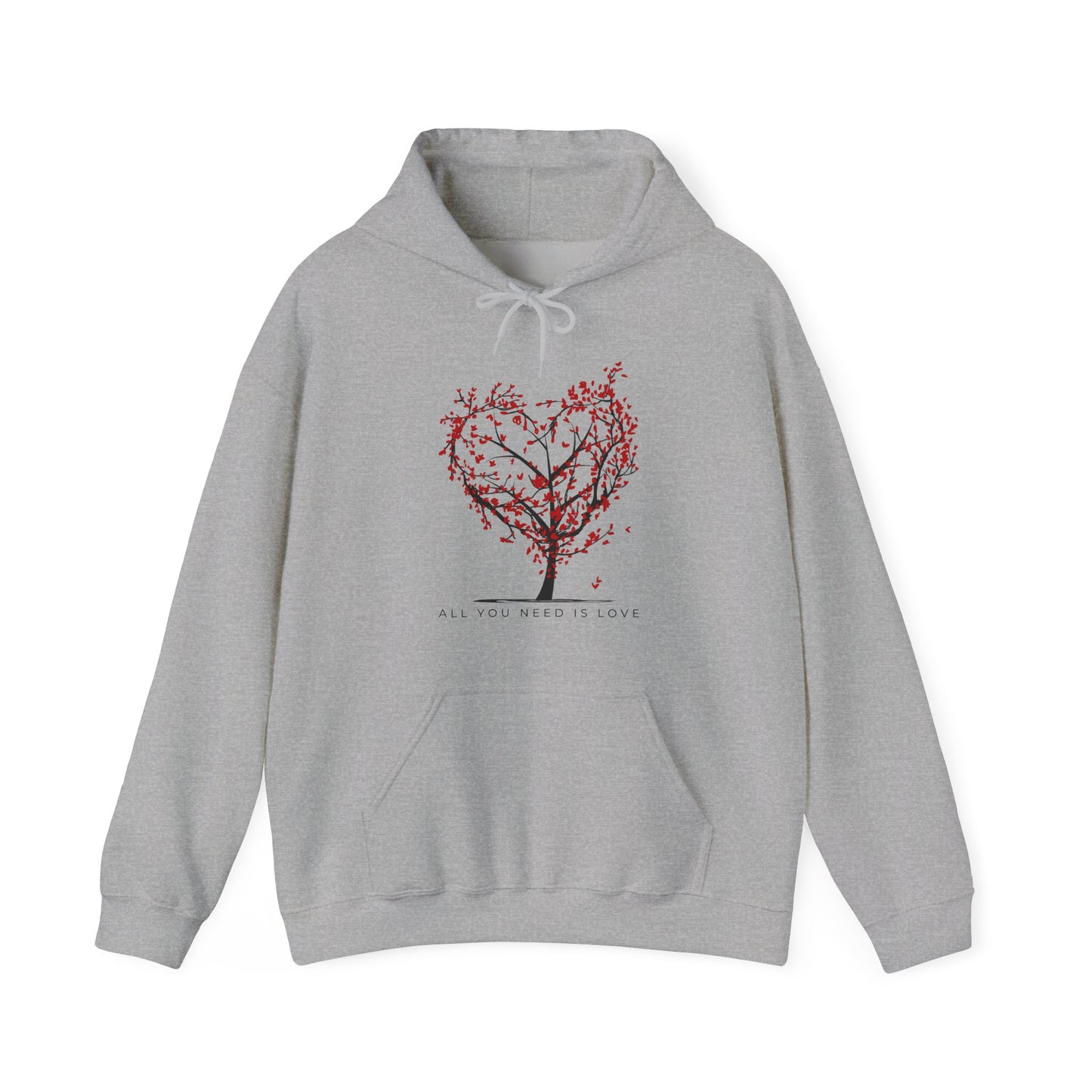 ❤️All You Need Is Love Hoodie – Heartfelt Comfort for Soulful Living🌳