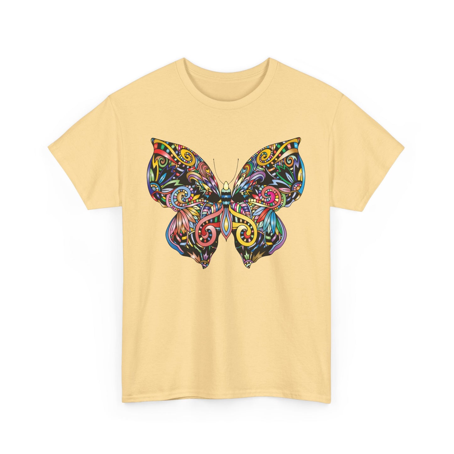 🦋Rebirth in Color Heavy Cotton Tee - Emerge, Evolve, Expand