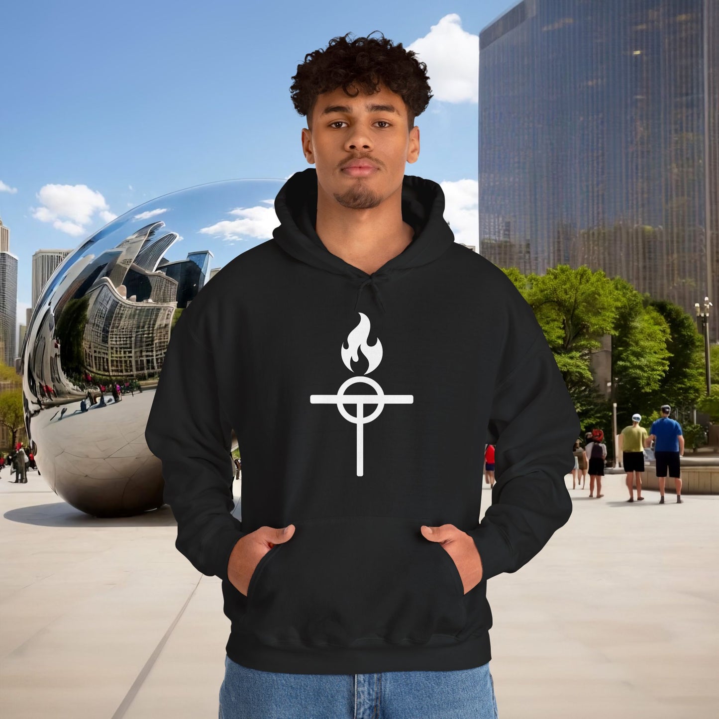 ⚔️ The Warrior Monk Sigil Hoodie - Menaste Monastic Edition