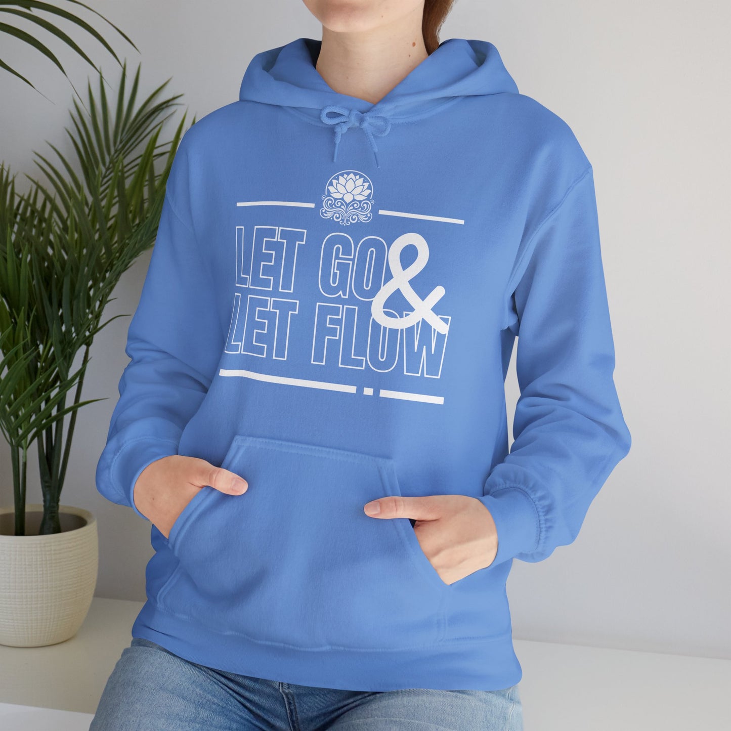 🌊Let Go & Let Flow Hoodie – Ease, Softness & Surrender✨🌿🕊️