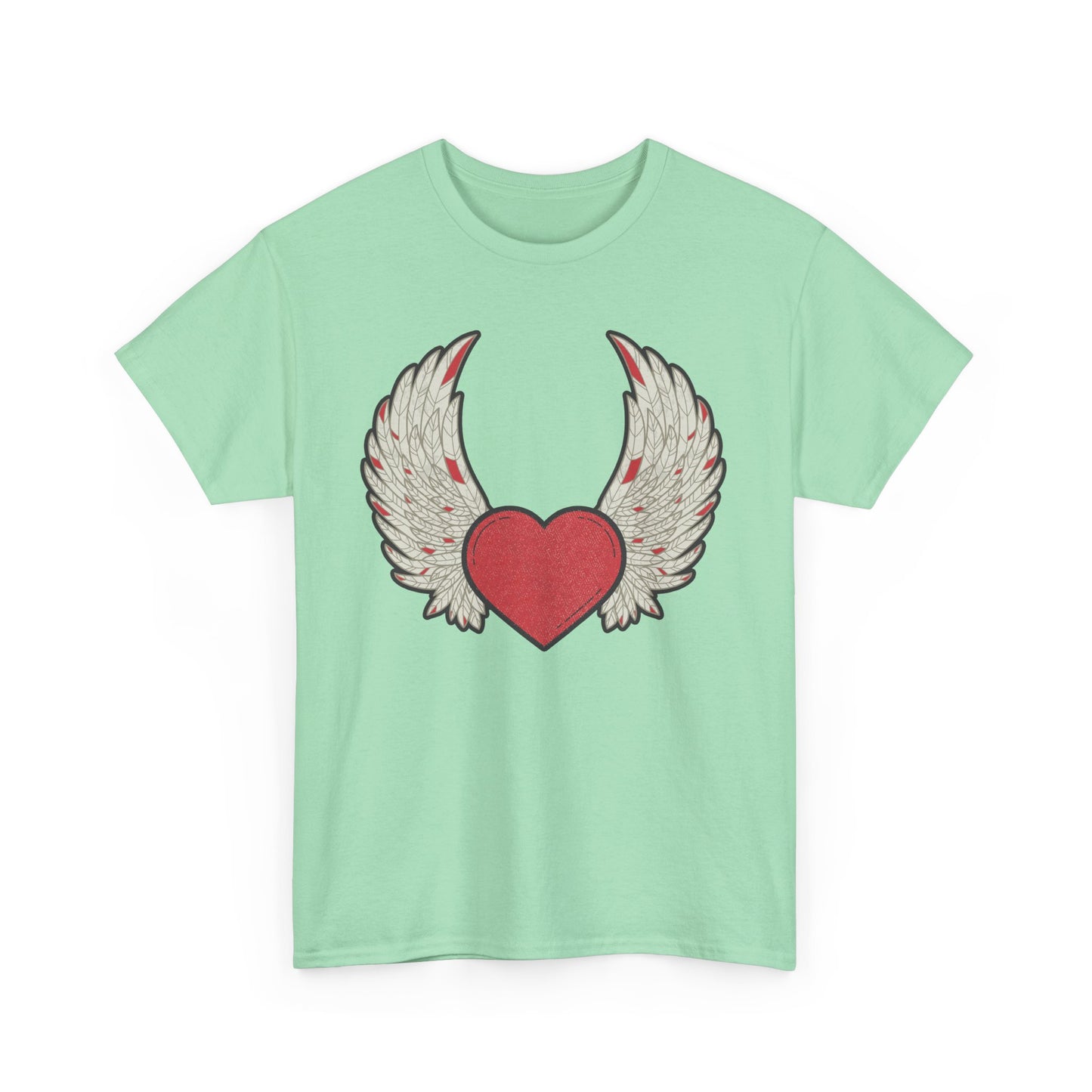 💖"Wings of the Heart" Heavy Cotton Tee - Let Love Soar