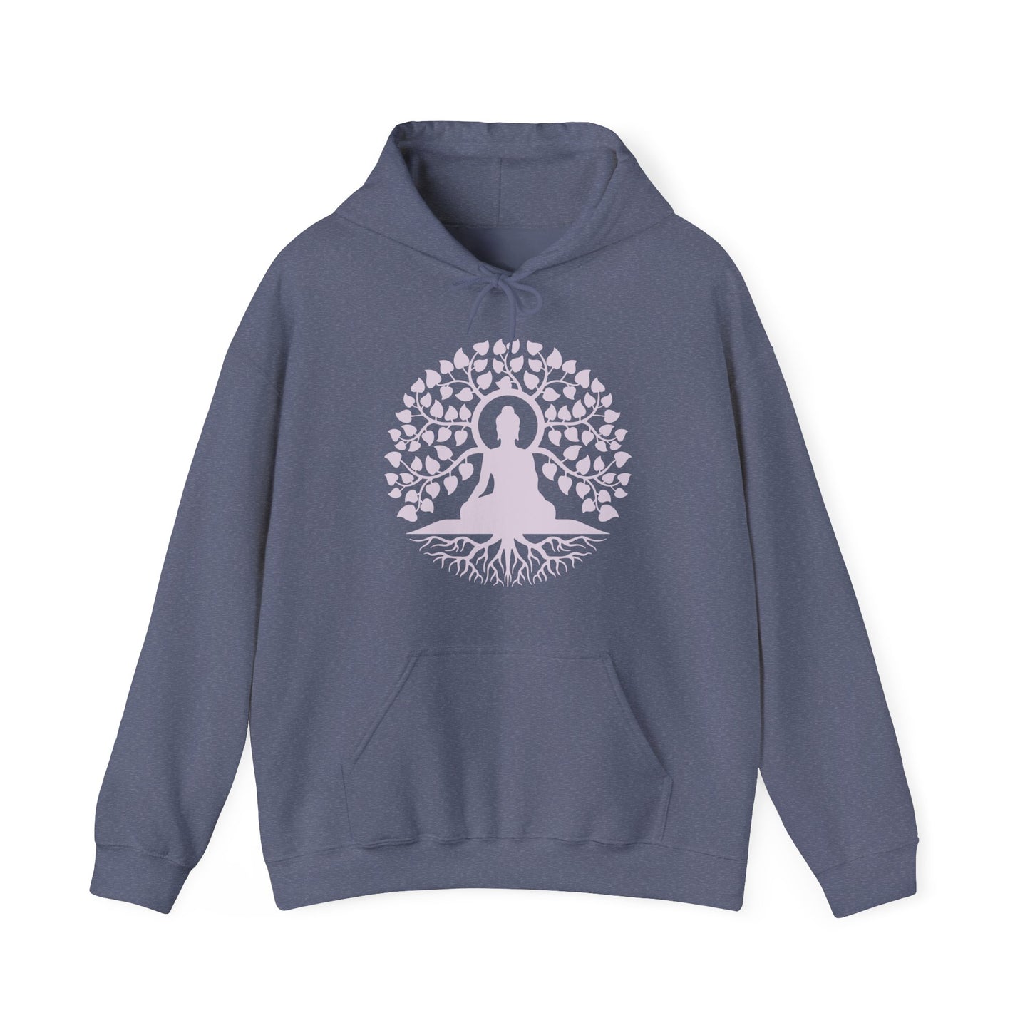 🌱Stillness Hoodie – Buddha Roots & Inner Peace🧘‍♂️🌳✨